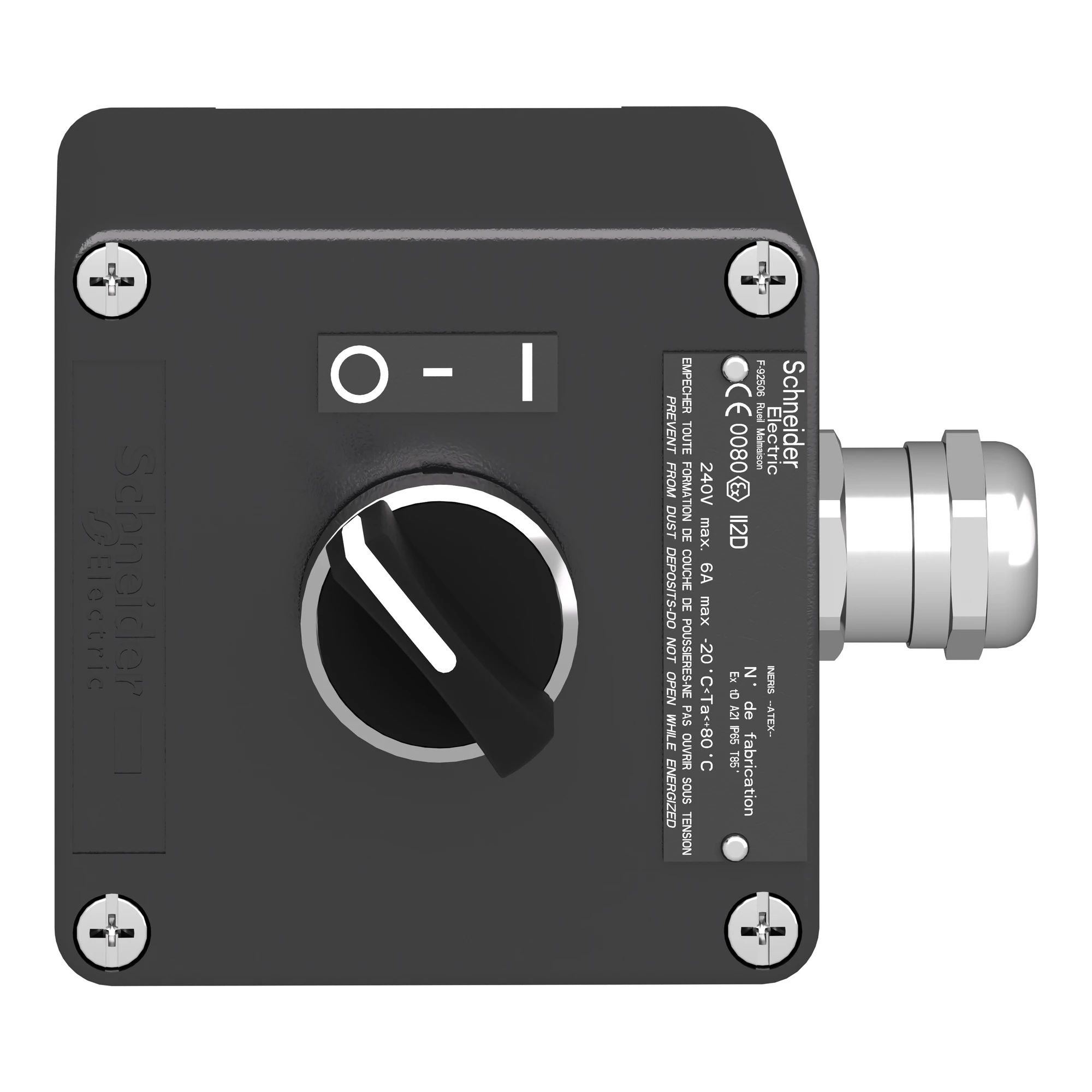 Schneider Electric XAWF130EX ATEX Push-Button Station (Metal) 1 Selector Switch with 2 Positions (img_004) Schneider Electric XAWF130EX ATEX Push-Button Station (Metal) 1 Selector Switch with 2 Positions (img_004)