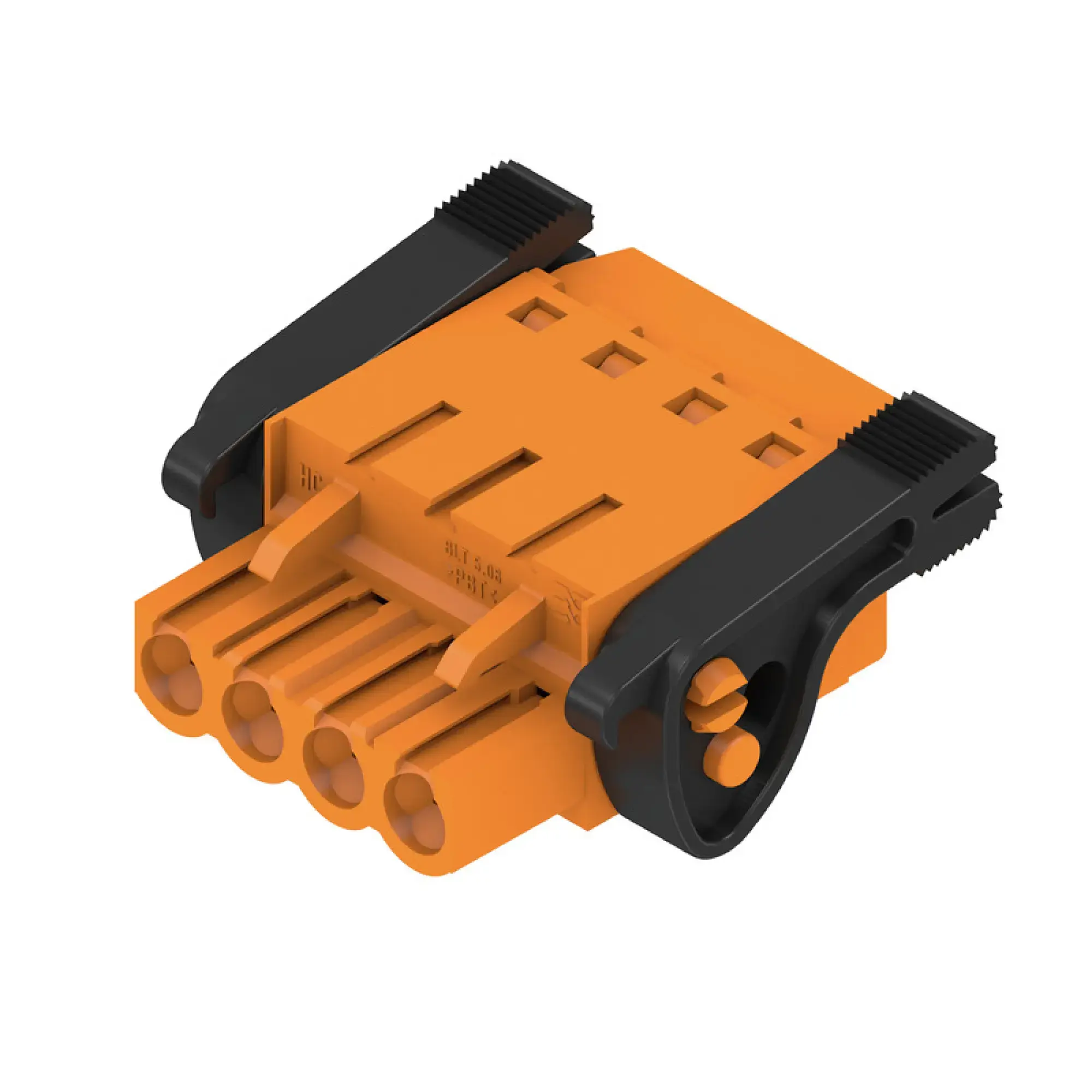 Weidmüller 1890240000 PCB connector (wire connection), 320 V, 27 A, Pitch in mm: 5.08, 2.5 mm², Number of poles: 4, TOP connection, Box (img_001)