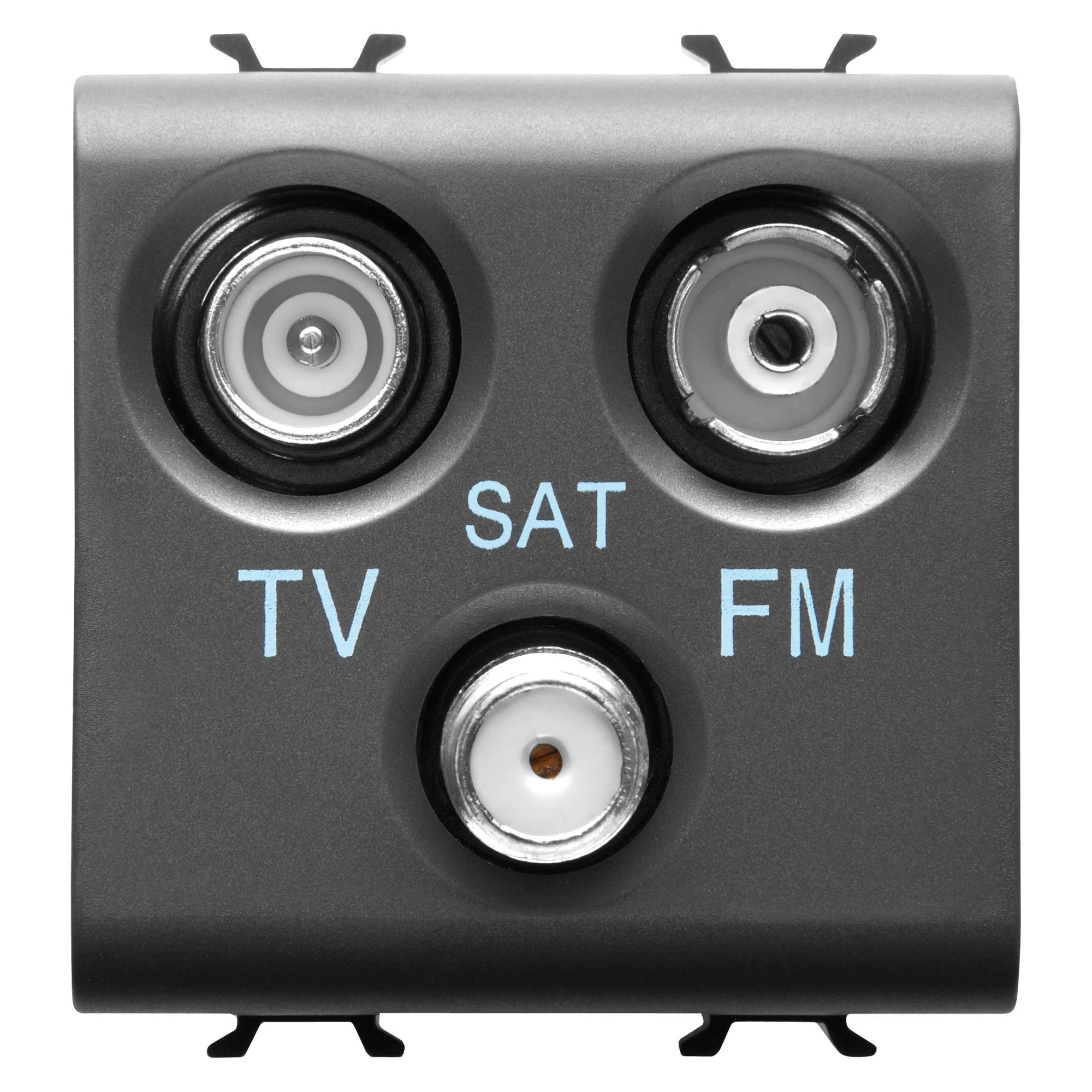 GEWISS GW12382 TV+FM+SAT-Dose 2M Daempfung 0dB Schwarz (img_001) GEWISS GW12382 TV+FM+SAT-Dose 2M Daempfung 0dB Schwarz (img_001)