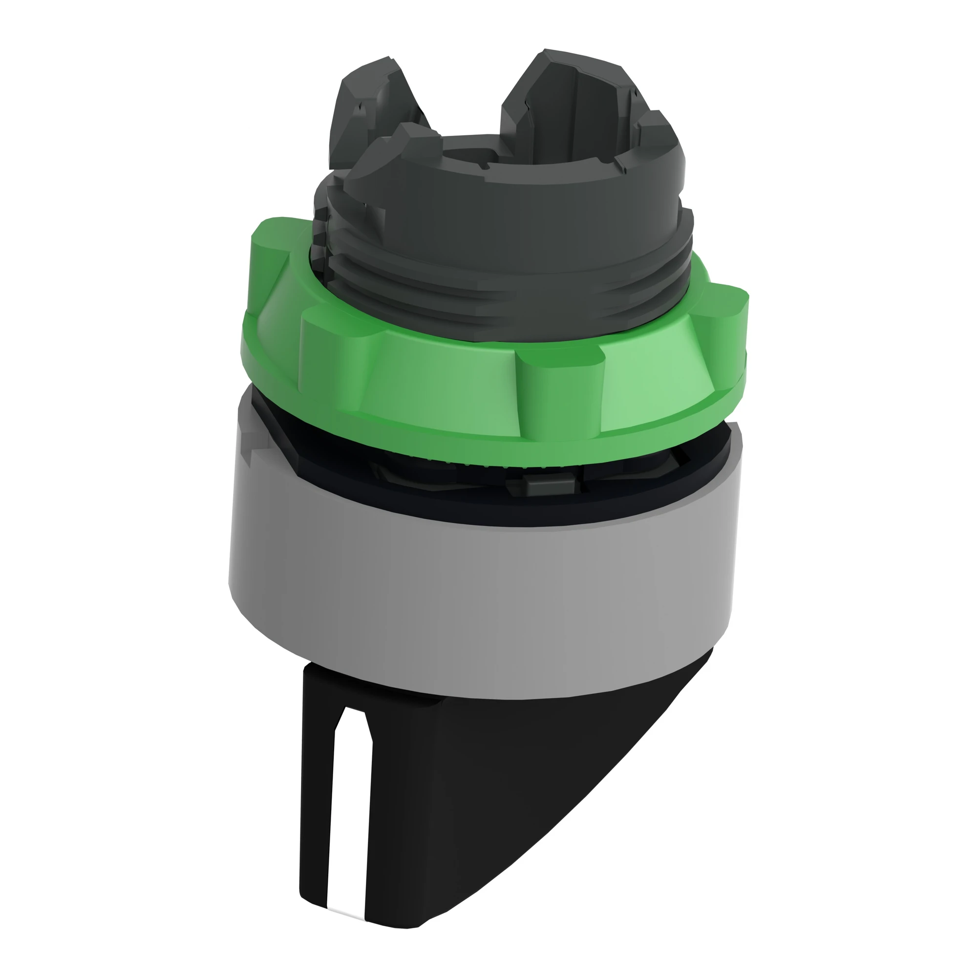 Schneider Electric ZB5AJ2C0 Selector switch, front element, Harmony XB5, plastic, 22mm, light grey, black, 2 positions, long toggle, latching (img_006) Schneider Electric ZB5AJ2C0 Selector switch, front element, Harmony XB5, plastic, 22mm, light grey, black, 2 positions, long toggle, latching (img_006)