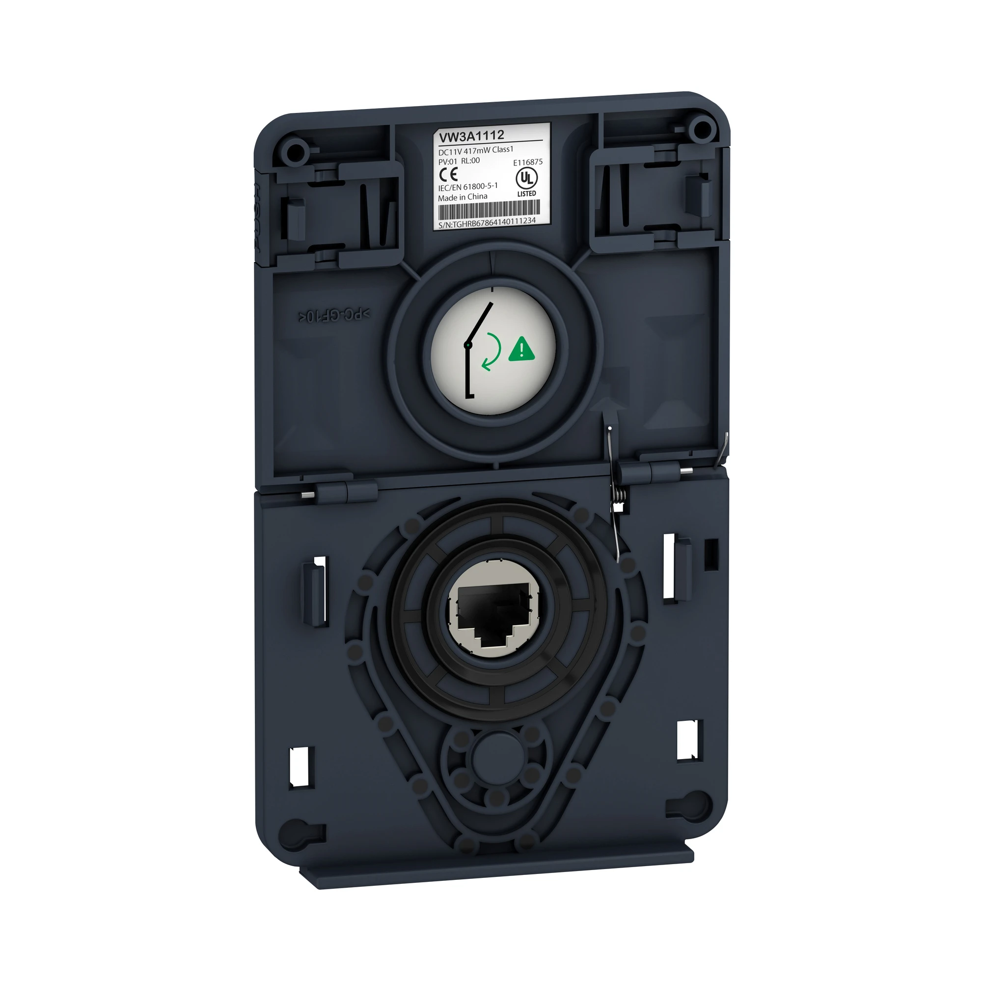 Schneider Electric VW3A1112 Door mounting kit, for graphical remote terminal, variable frequency drive, IP65 (img_001)