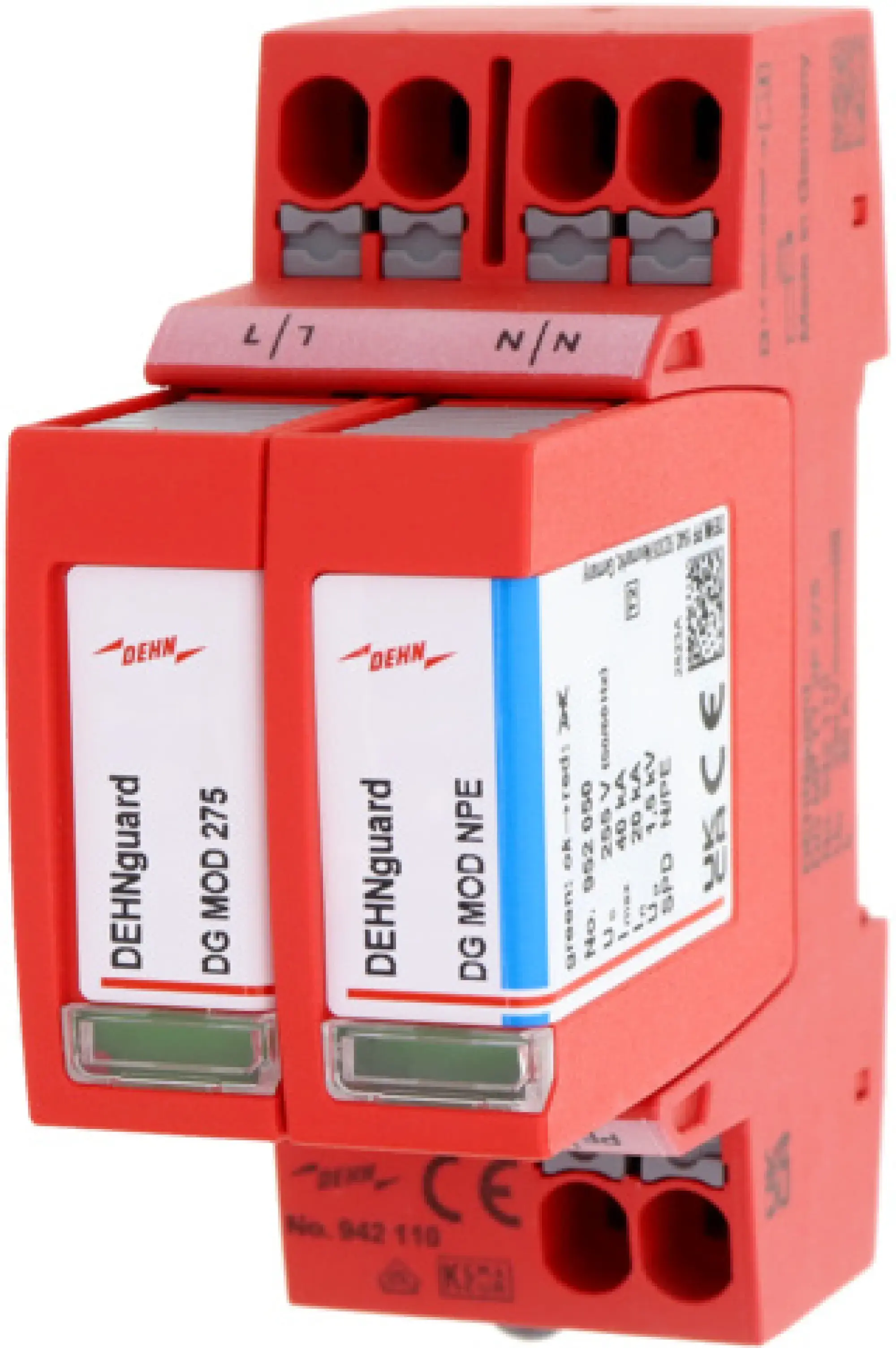 Dehn 942110 Type 2+3 surge arrester DEHNguard MP single-phase Uc 275V TT+TN-S Systems (img_001)