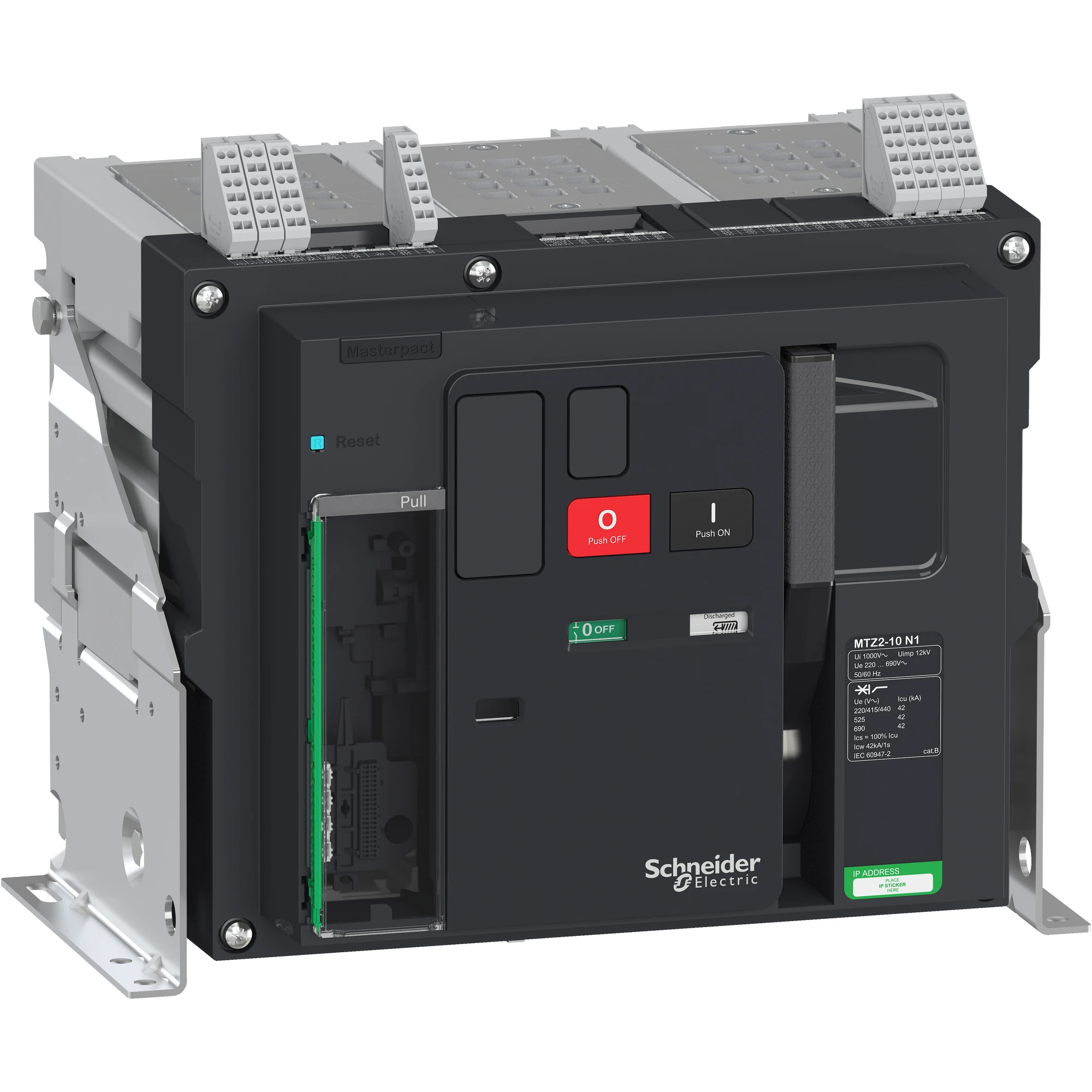 Schneider Electric LV848014 MasterPact MTZ2 1000A N1 Icu=42kA/440V 3P Basic Switch Fixed Mount (img_001) Schneider Electric LV848014 MasterPact MTZ2 1000A N1 Icu=42kA/440V 3P Basic Switch Fixed Mount (img_001)
