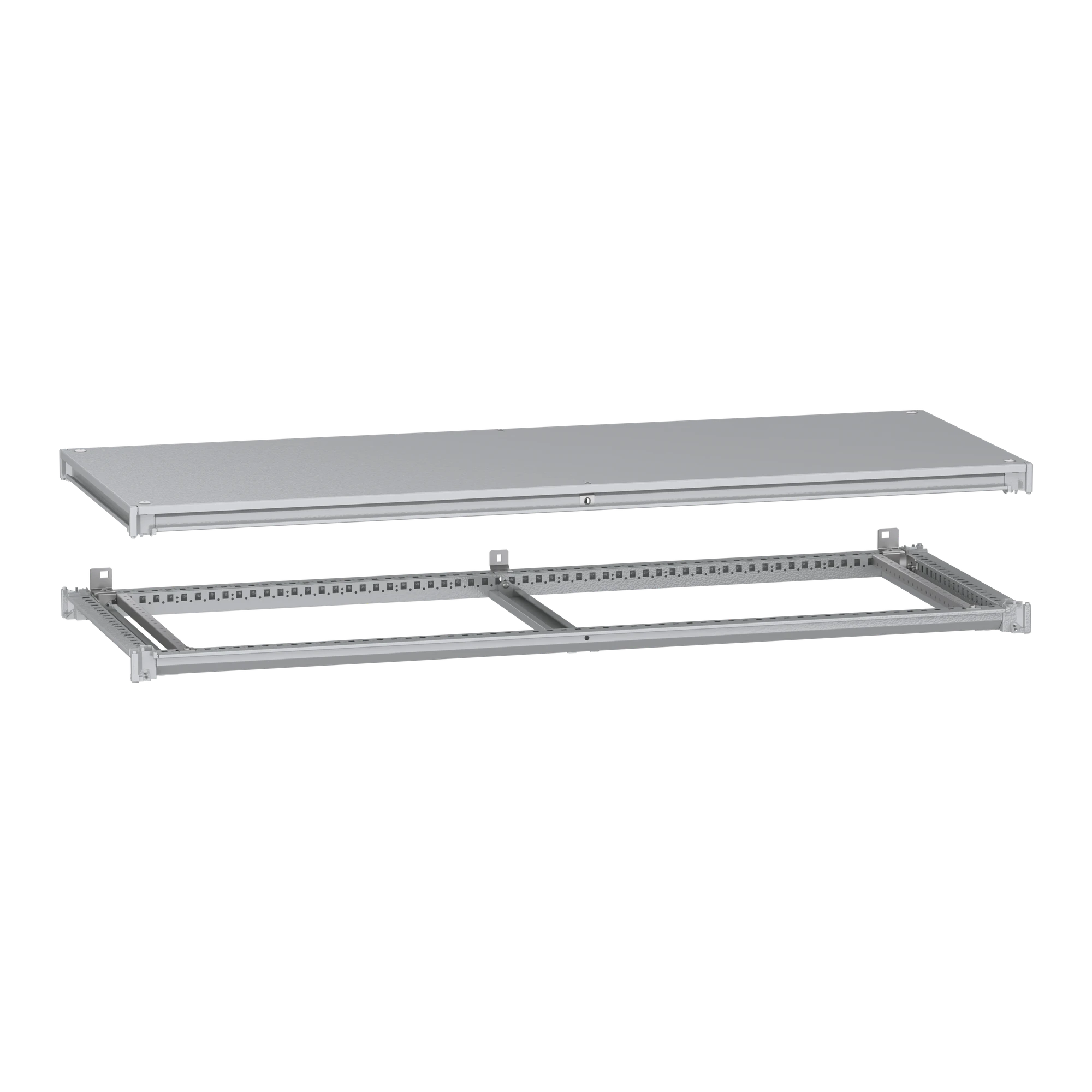 Schneider Electric NSYSFNC166 Lower and upper frame, PanelSeT SFN, for electrical enclosures W 1600 x D 600 mm, including roof (img_001)