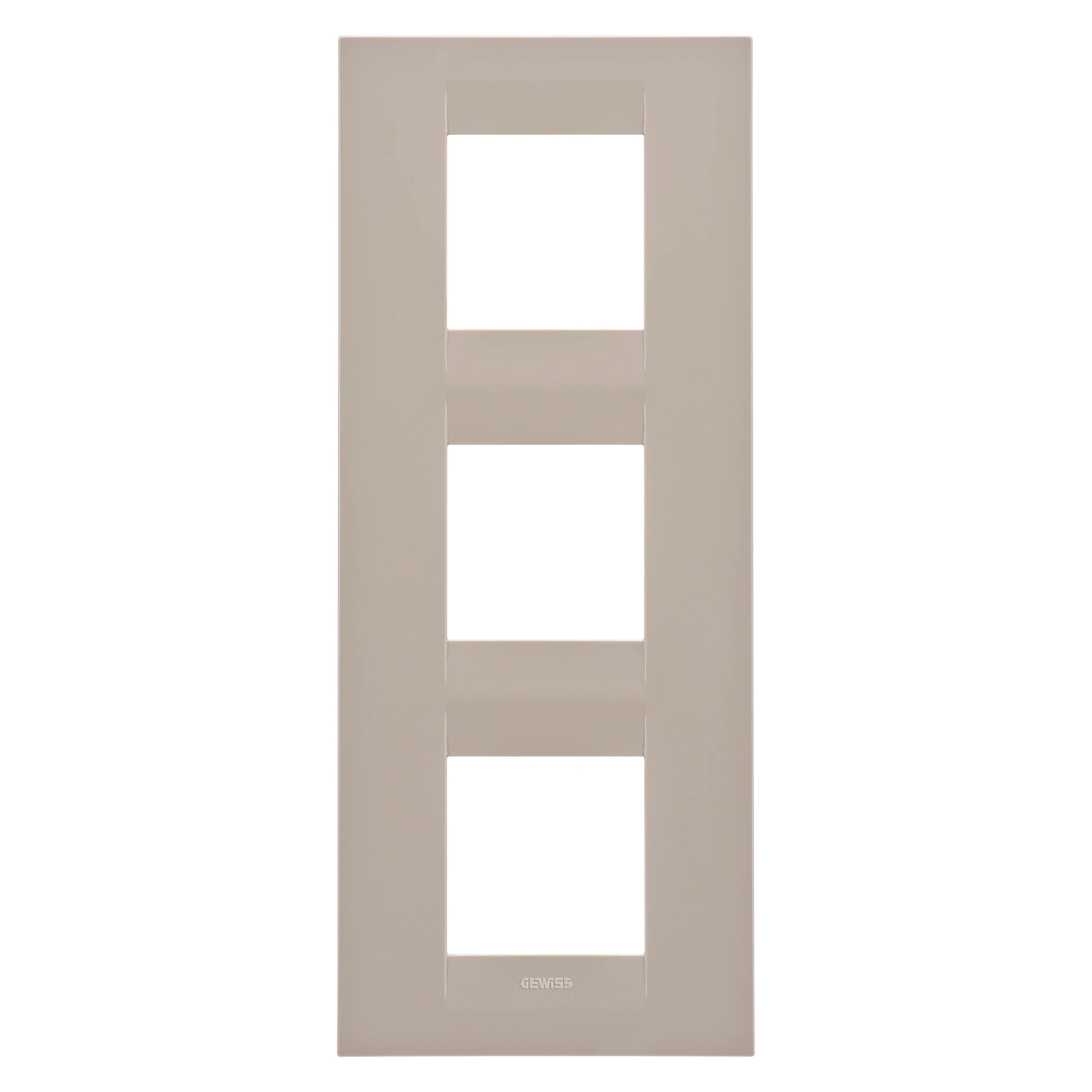 GEWISS GW16427TC GEO INTERNATIONAL PLATE - IN TECHNOPOLYMER - 2+2+2 MODULES VERTICAL - HEMP - CHORUSMART (img_001) GEWISS GW16427TC GEO INTERNATIONAL PLATE - IN TECHNOPOLYMER - 2+2+2 MODULES VERTICAL - HEMP - CHORUSMART (img_001)