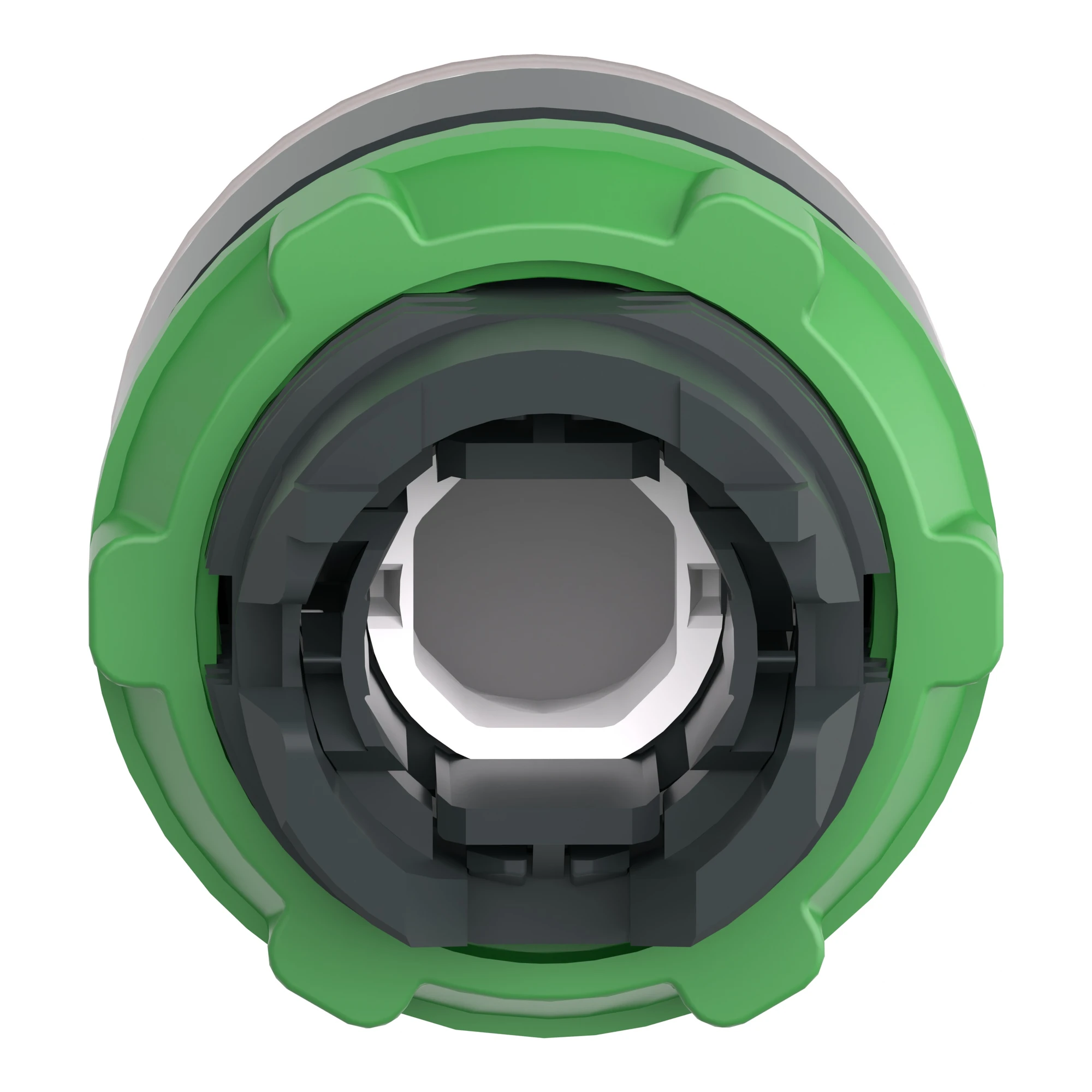 Schneider Electric ZB5AH043 Illuminated pushbutton, front element, Harmony XB5, plastic, 22mm, red, unlabelled, for universal LED, latching (img_003)