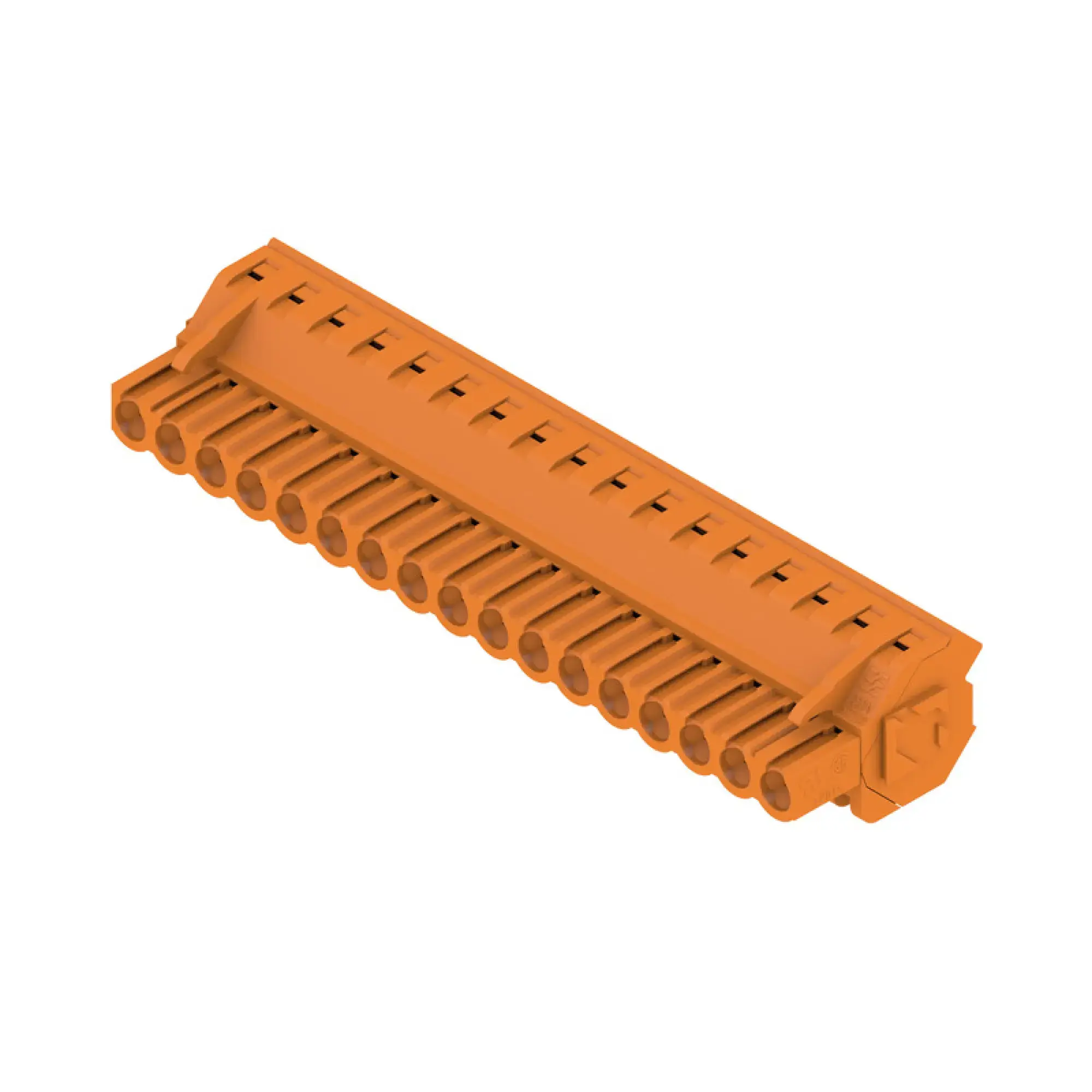 Weidmüller 1945900000 PCB connector (wire connection), 320 V, 17.5 A, Pitch in mm: 5.08, 4 mm², Number of poles: 17, Clamping yoke connection, Box (img_001)