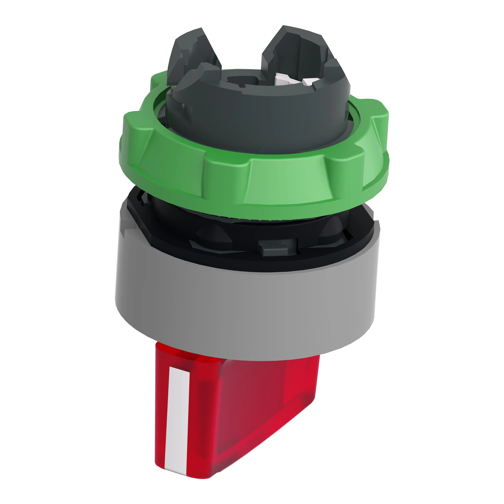 Schneider Electric ZB5AK1443C0 Illuminated Selector Switch, Front Element, Harmony XB5, Plastic, 22mm, Red, for Universal LED, 2 Positions, Momentary (img_007) Schneider Electric ZB5AK1443C0 Illuminated Selector Switch, Front Element, Harmony XB5, Plastic, 22mm, Red, for Universal LED, 2 Positions, Momentary (img_007)