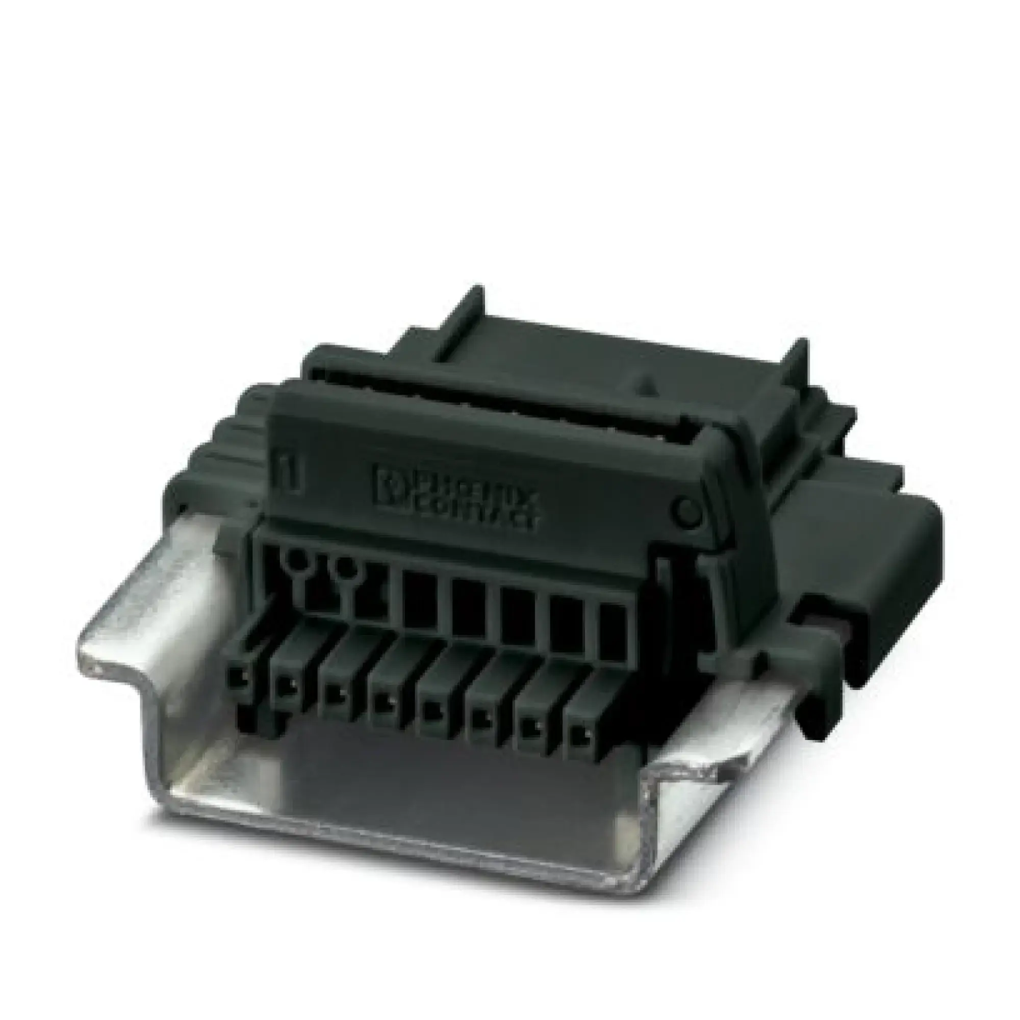 Phoenix Contact 1174596 DIN rail bus connector TBUS8-25,0-PPPPSSSS-9005 (img_001)