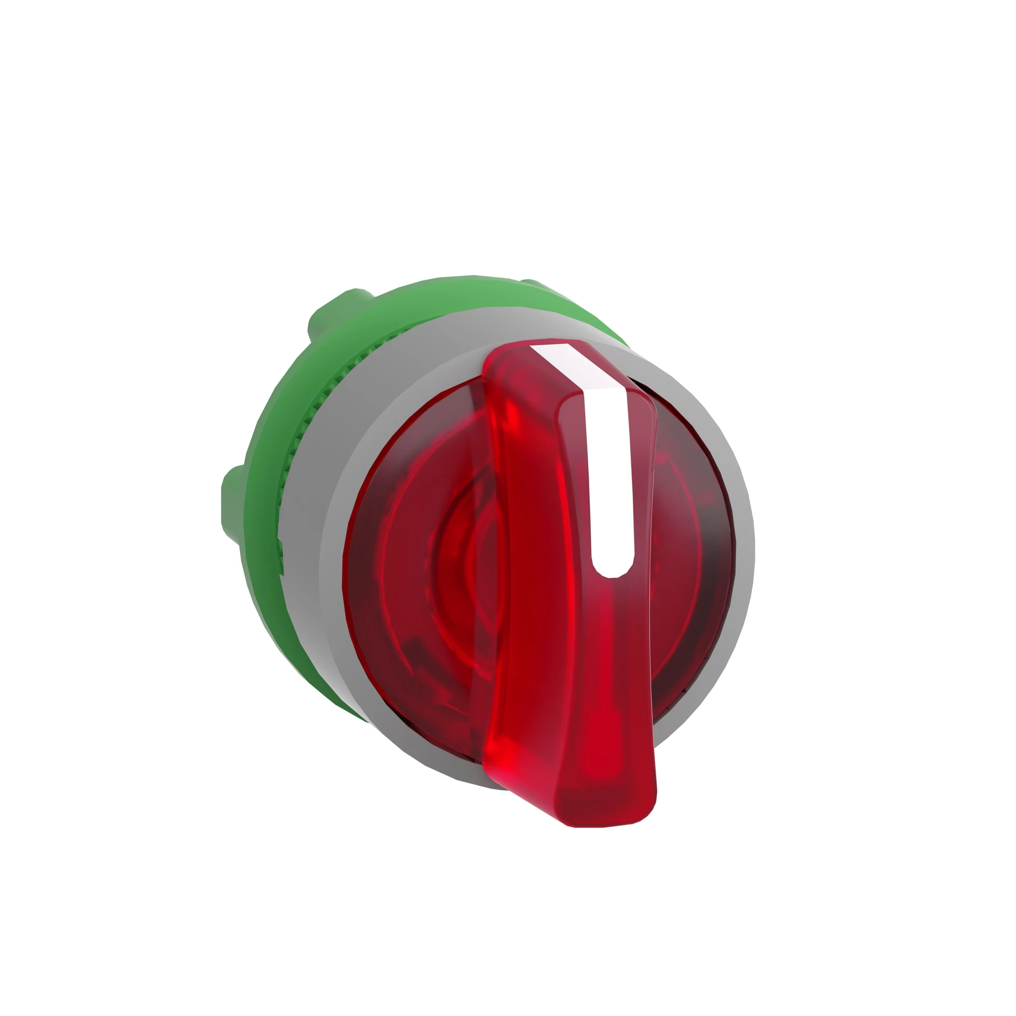 Schneider Electric ZB5AK1743C0 Illuminated Selector Switch, Front Element, Harmony XB5, Plastic, 22mm, Red, for Universal LED, 3 Positions, Momentary Left (img_006)