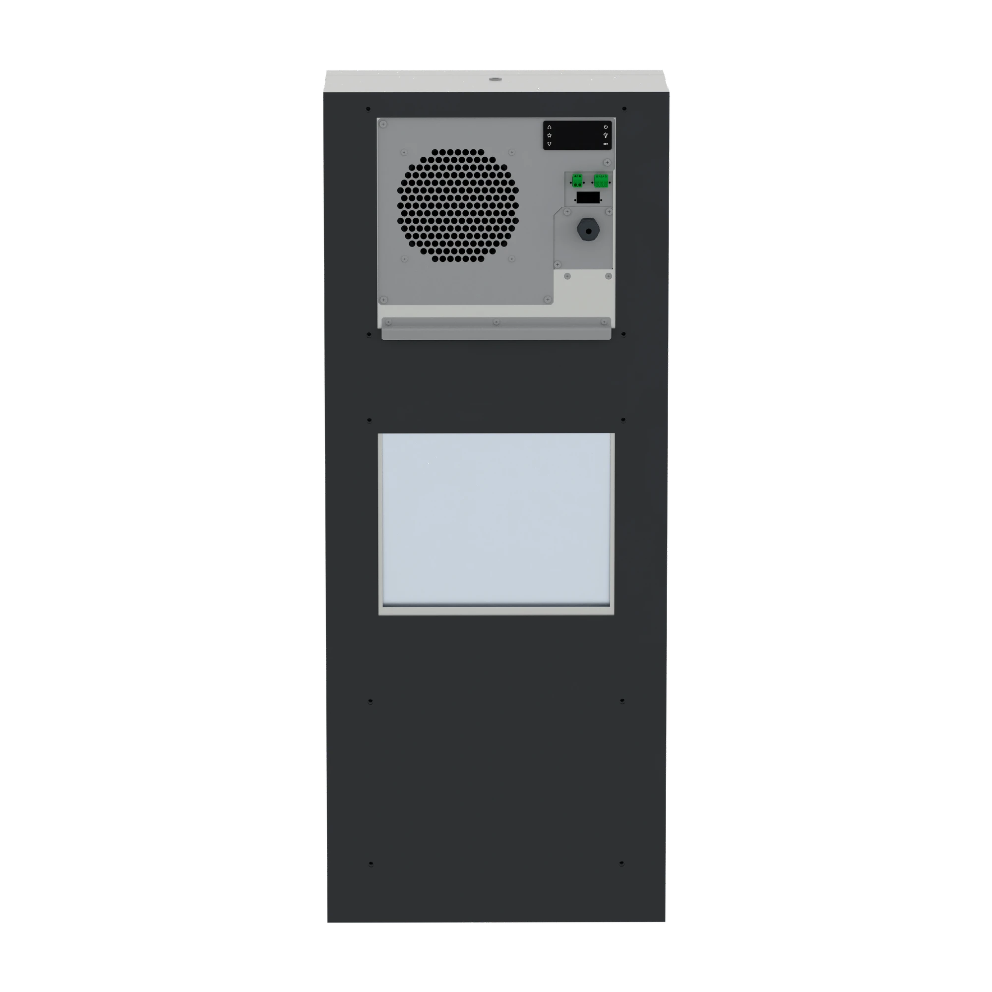 Schneider Electric NSYCUHD1K6DG Outdoor Wall-mounted Cooling Unit, Climasys CU, 1.6kW, 230V, 50/60Hz, IP55 (img_004) Schneider Electric NSYCUHD1K6DG Outdoor Wall-mounted Cooling Unit, Climasys CU, 1.6kW, 230V, 50/60Hz, IP55 (img_004)