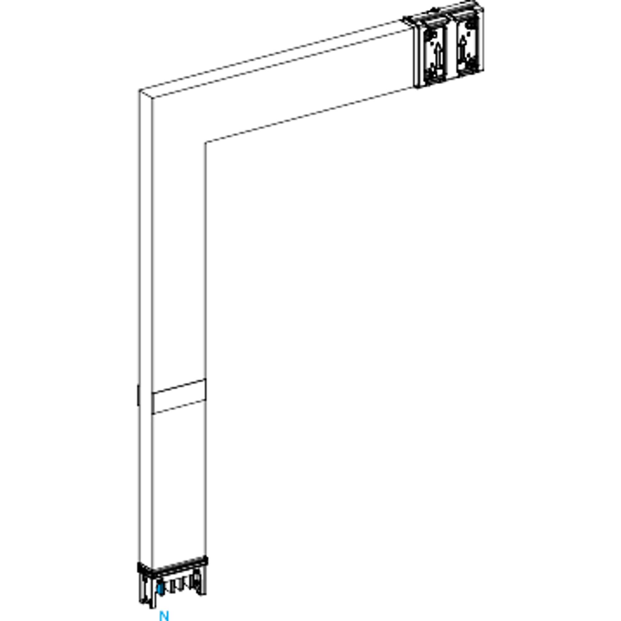 Schneider Electric KSC250DLF4CF KSC Angular Element, 250A, flat PE exterior, Selectable Length, Fire Barrier (img_001) Schneider Electric KSC250DLF4CF KSC Angular Element, 250A, flat PE exterior, Selectable Length, Fire Barrier (img_001)