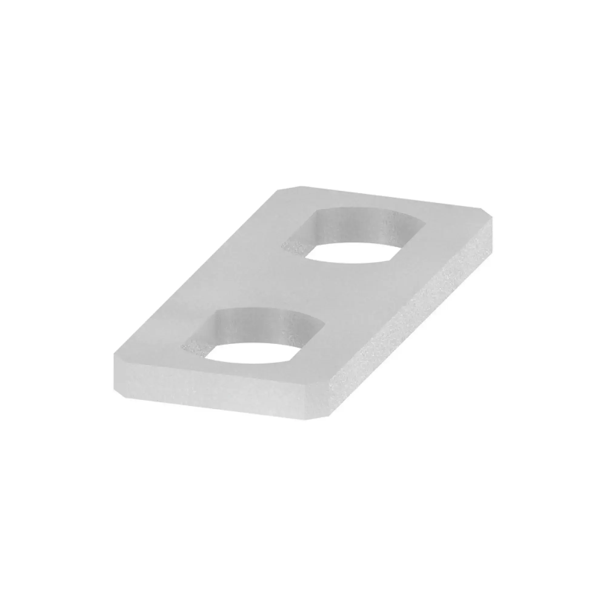 Weidmüller 9502540000 Cross-connector (terminal), when screwed in, grey, 32 A, Number of poles: 2, Pitch in mm: 8.00, Insulated: No, Width: 13.9 mm (img_001)