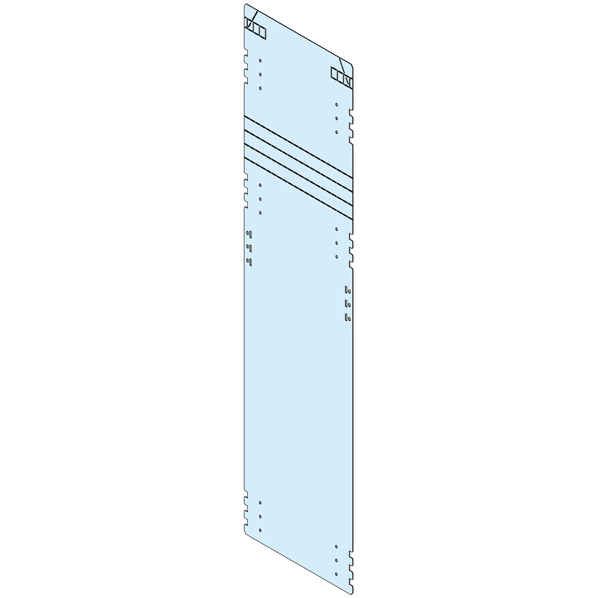 Schneider Electric LVS04911 PrismaSet-P, Baffle, vertical, for switchgear cabinet, Depth=400mm (img_001)