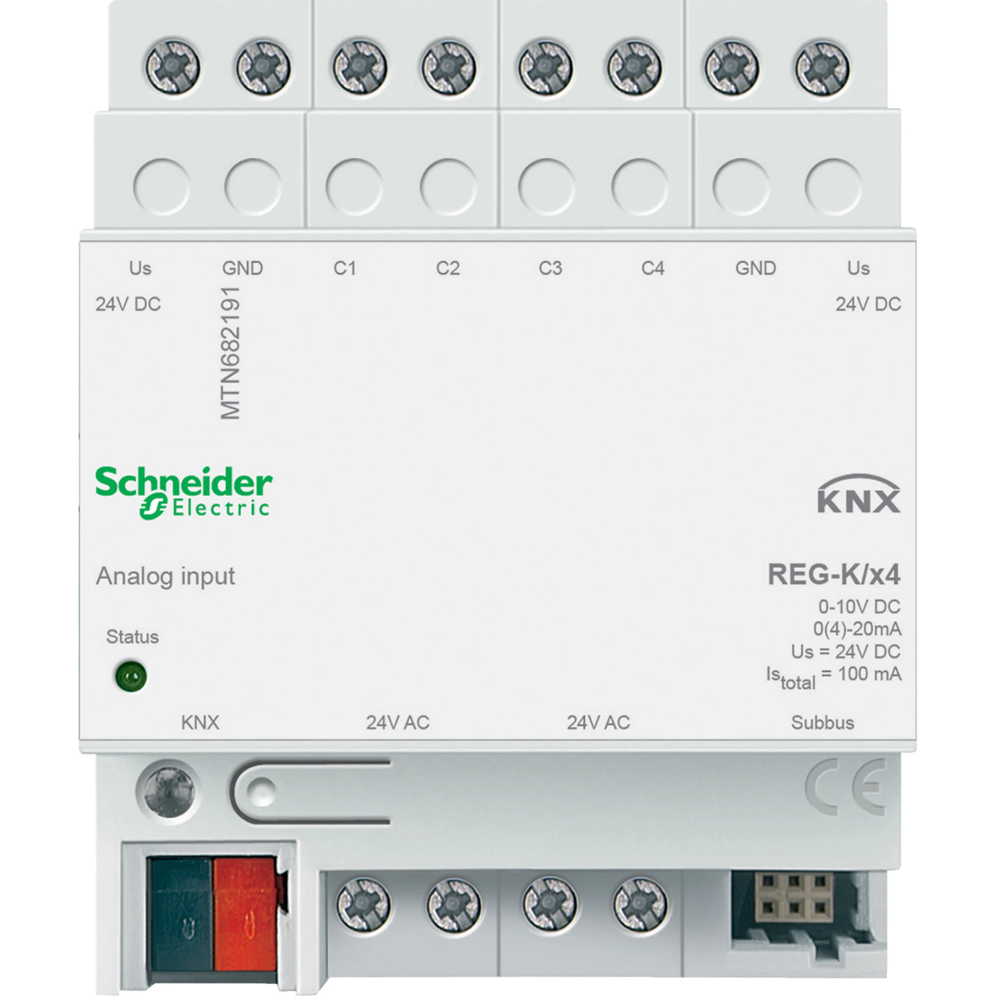 Schneider Electric MTN682191 Analog input REG-4fold, light grey (img_001) Schneider Electric MTN682191 Analog input REG-4fold, light grey (img_001)