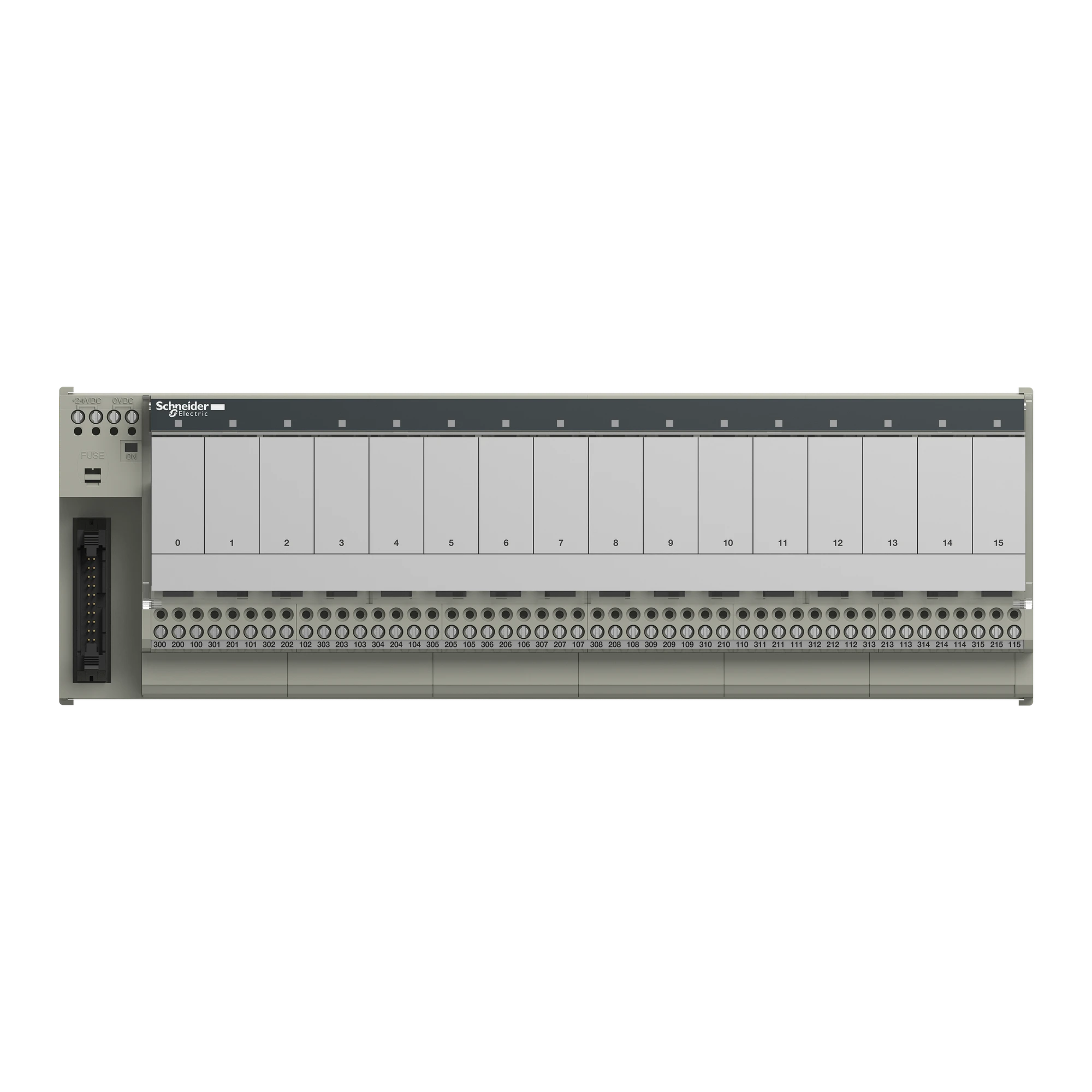Schneider Electric ABE7R16T330 Terminal block, w. permanently soldered relays ABE7, 16 channels, relays 12.5mm (img_004) Schneider Electric ABE7R16T330 Terminal block, w. permanently soldered relays ABE7, 16 channels, relays 12.5mm (img_004)