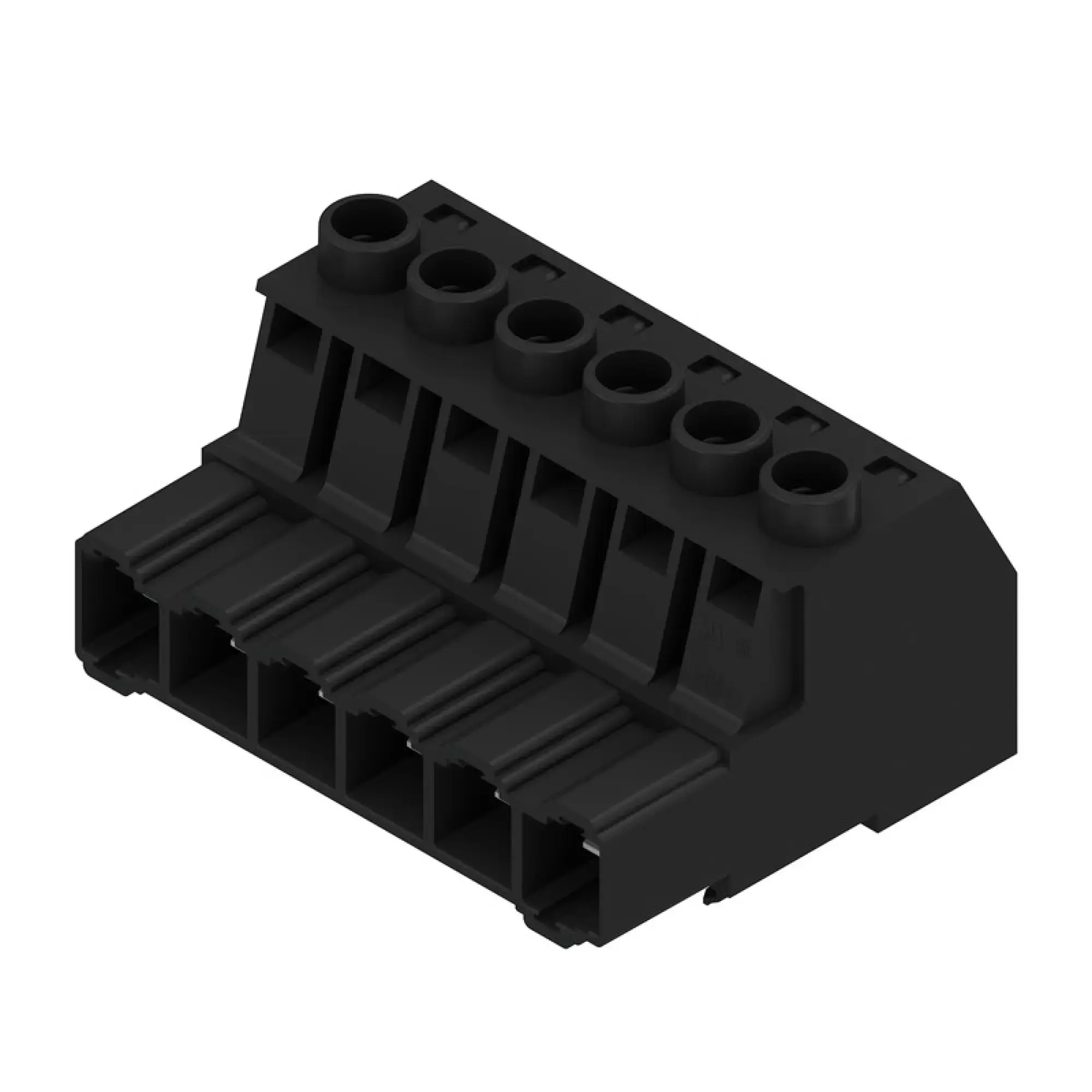 Weidmüller 1966920000 PCB connector (wire connection), 1000 V, 78 A, Pitch in mm: 10.16, 16 mm², Number of poles: 6, Clamping yoke connection, Box (img_001) Weidmüller 1966920000 PCB connector (wire connection), 1000 V, 78 A, Pitch in mm: 10.16, 16 mm², Number of poles: 6, Clamping yoke connection, Box (img_001)