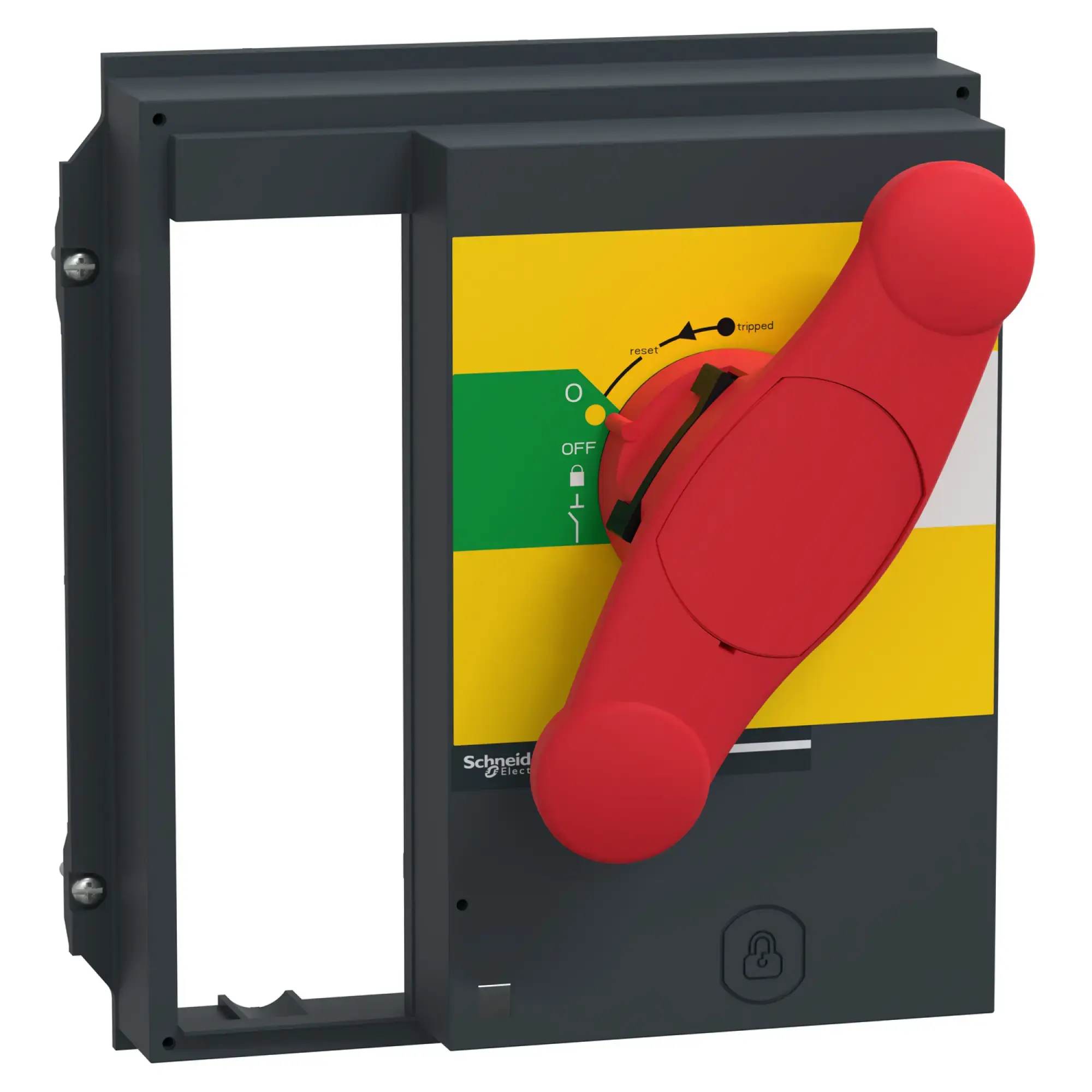 Schneider Electric 33864 Front rotary handle NS 630b-1600, red handle (img_002)