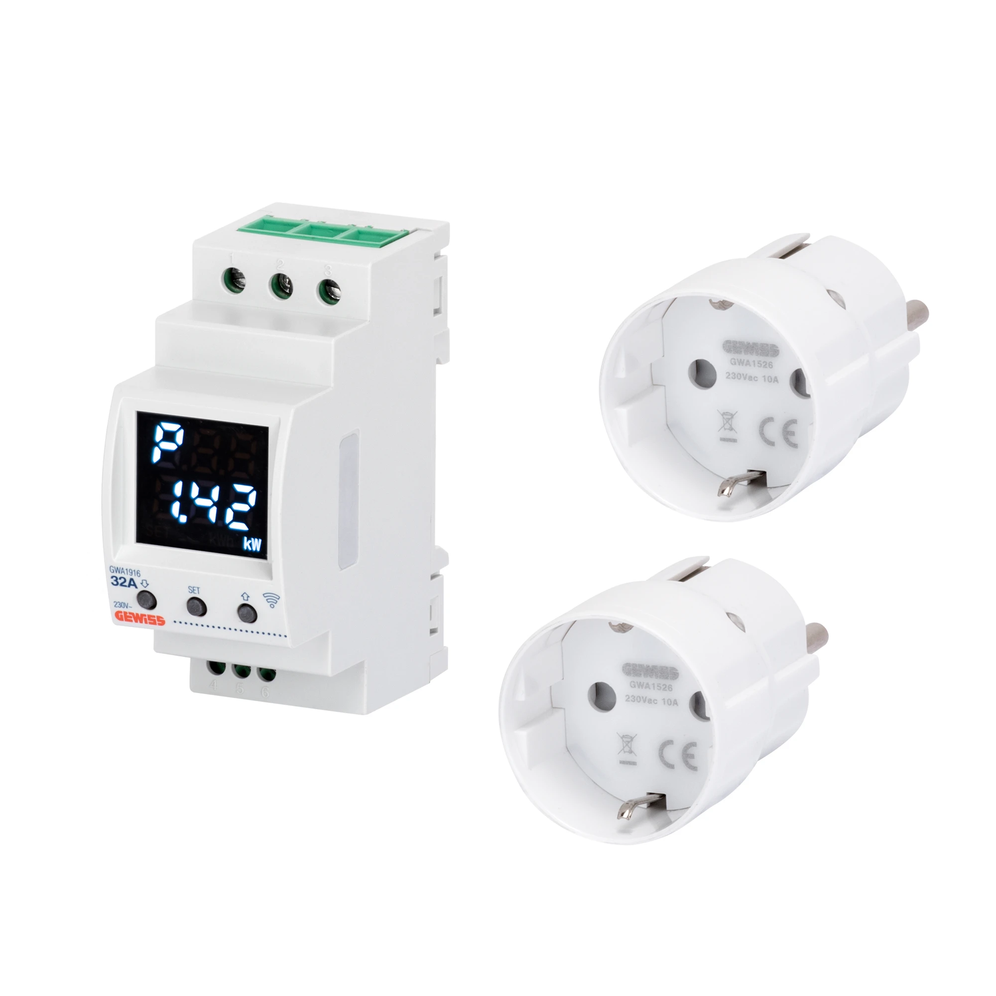 GEWISS GWA1912 ZigBee P-Comfort + 2 Zwischensteckdose (img_001)