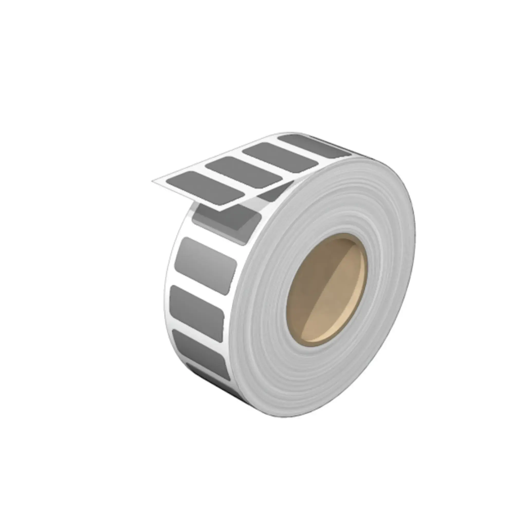 Weidmüller 2496860000 Device marking, Width: 27 mm, Polyester, grey, Operating temperature range: -40...120 °C (img_001)
