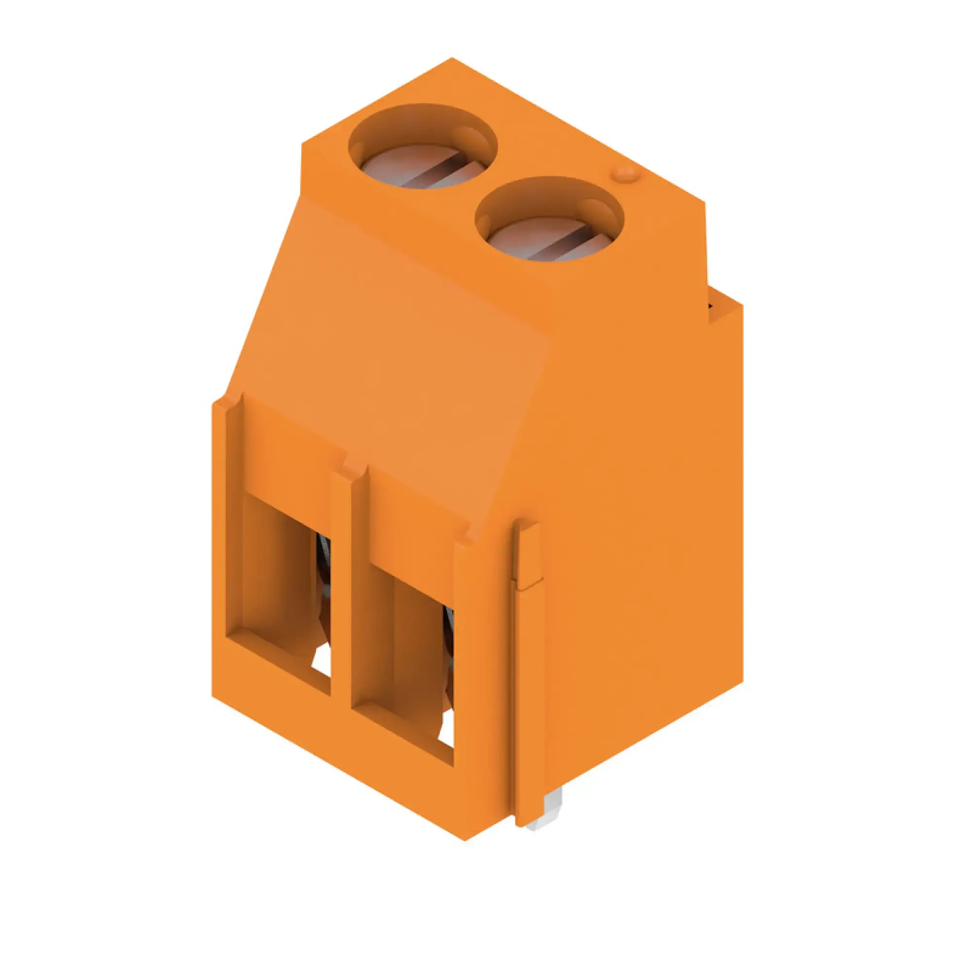 Weidmüller 1934270000 PCB terminal, 320 V, 32.5 A, Pitch in mm: 5.00, 6 mm², Number of poles: 2, Clamping yoke connection, THT solder connection, 90°, Box (img_001) Weidmüller 1934270000 PCB terminal, 320 V, 32.5 A, Pitch in mm: 5.00, 6 mm², Number of poles: 2, Clamping yoke connection, THT solder connection, 90°, Box (img_001)