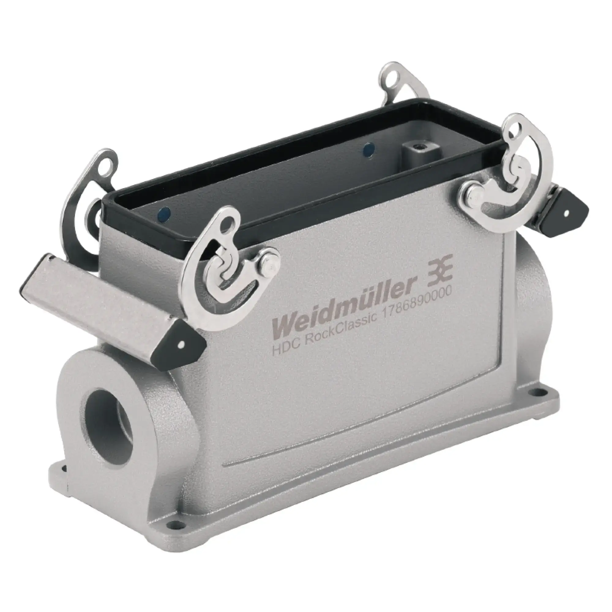 Weidmüller 1661590000 Housing (industry plug-in connectors), Base housing, Side-locking clamp on lower side, Size: 8, IP65 (in plugged condition) (img_001) Weidmüller 1661590000 Housing (industry plug-in connectors), Base housing, Side-locking clamp on lower side, Size: 8, IP65 (in plugged condition) (img_001)
