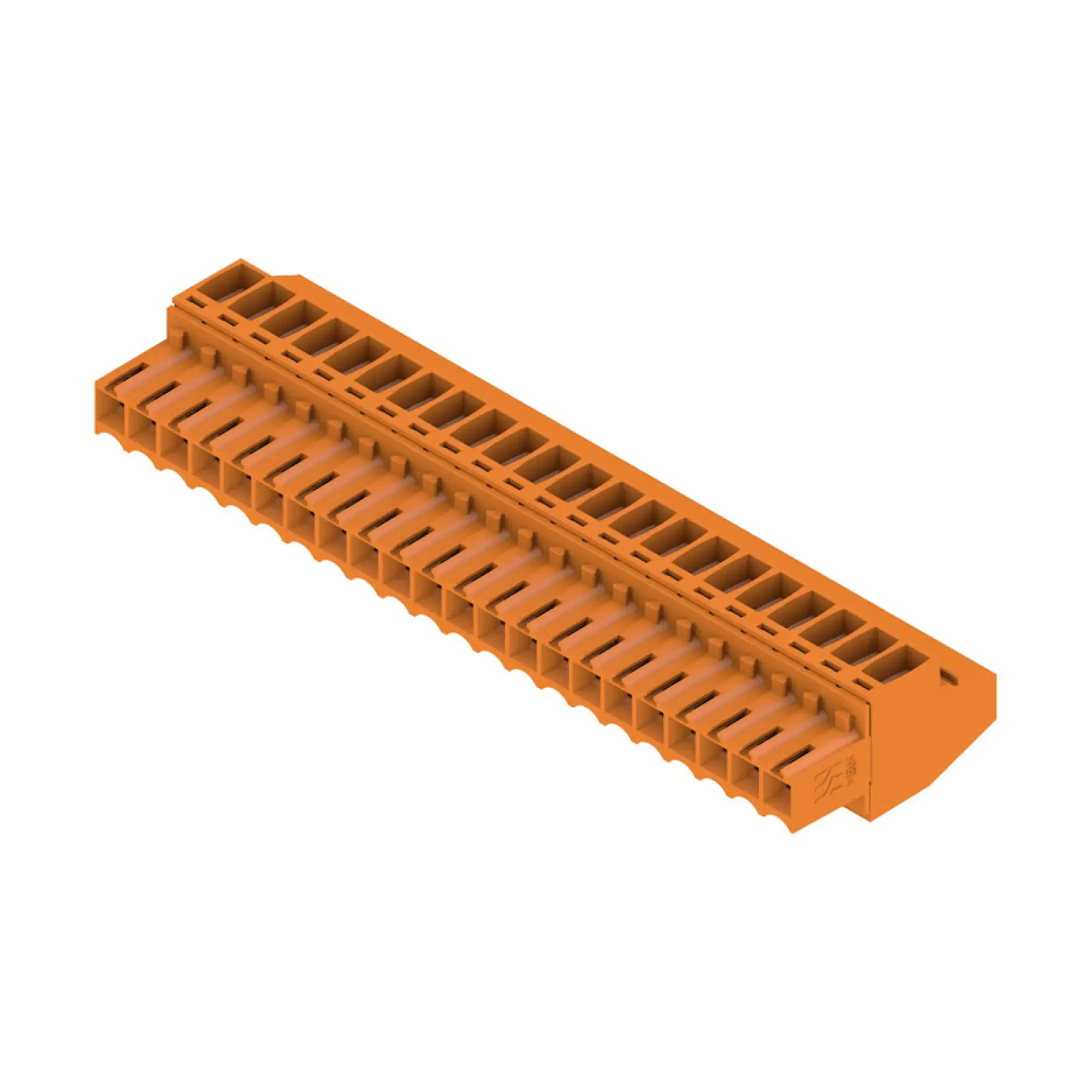 Weidmüller 1638750000 PCB connector (wire connection), 160 V, 12 A, Pitch in mm: 3.50, 1.5 mm², Number of poles: 22, Clamping yoke connection, Box (img_001)