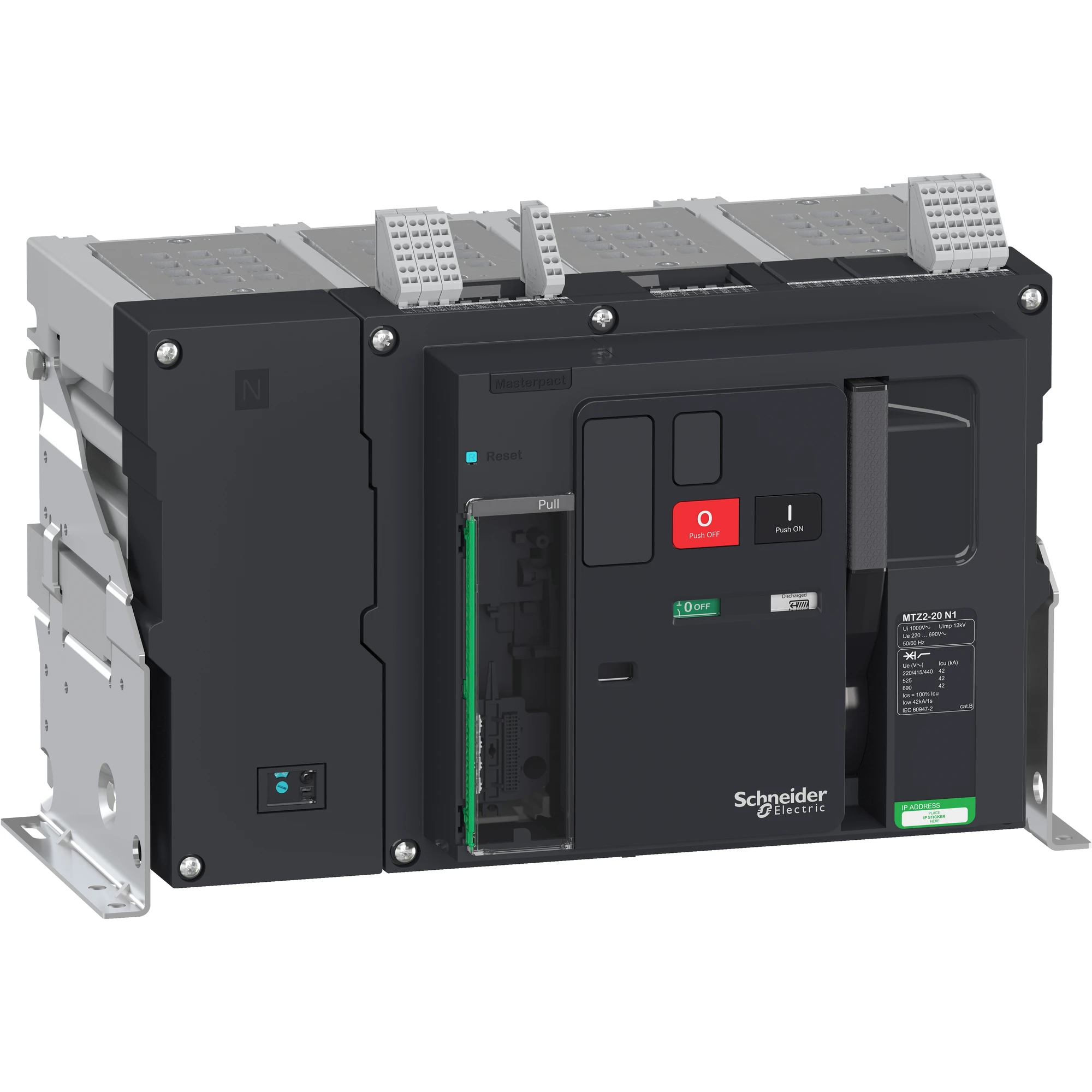 Schneider Electric LV848063 MasterPact MTZ2 2000A N1 Icu=42kA/440V 4P Fixed-mount Basic Switch (img_001)