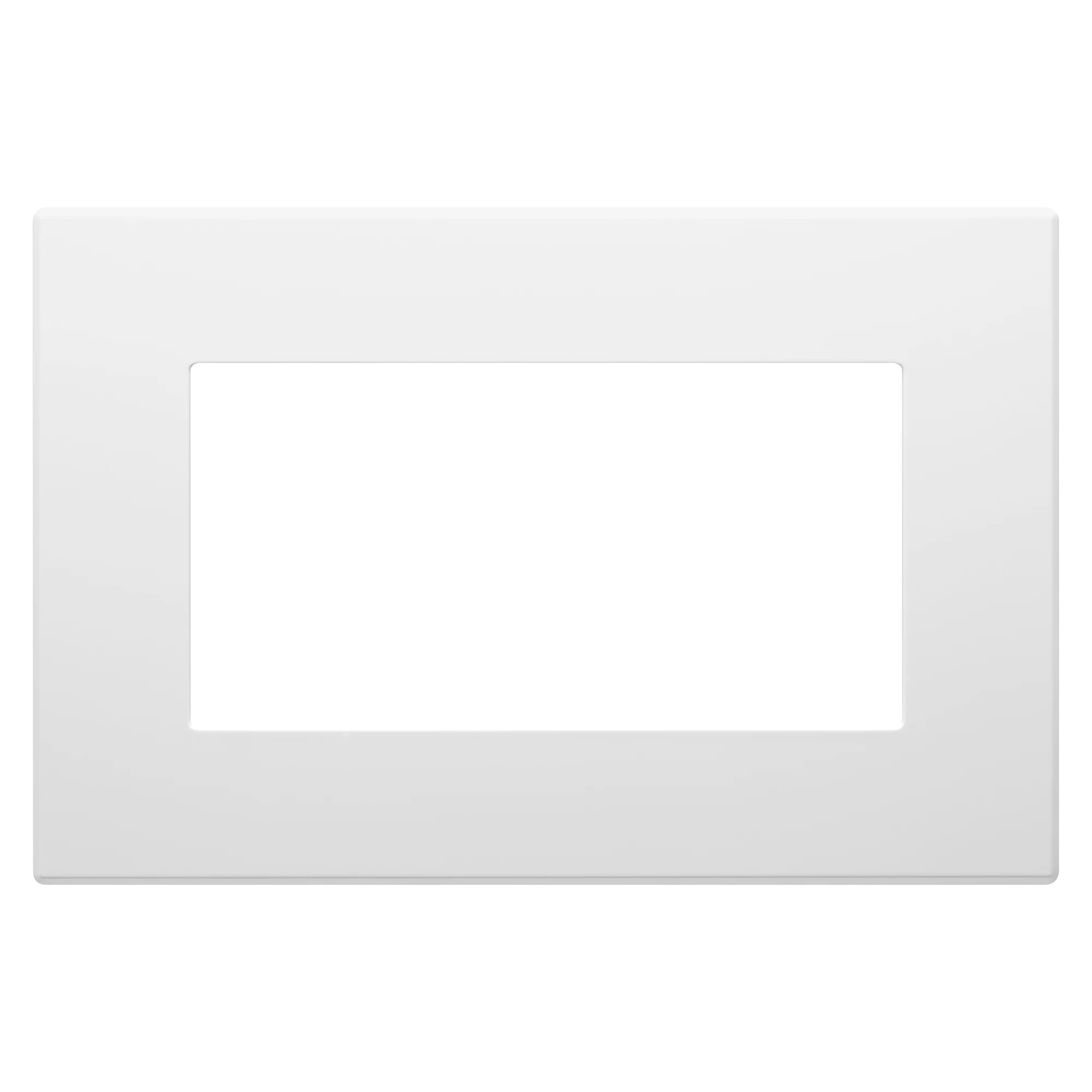 GEWISS GW35909AW DAHLIA PLATE - IN TECHNOPOLYMER - DOUBLE PLATE - WHITE (img_001)