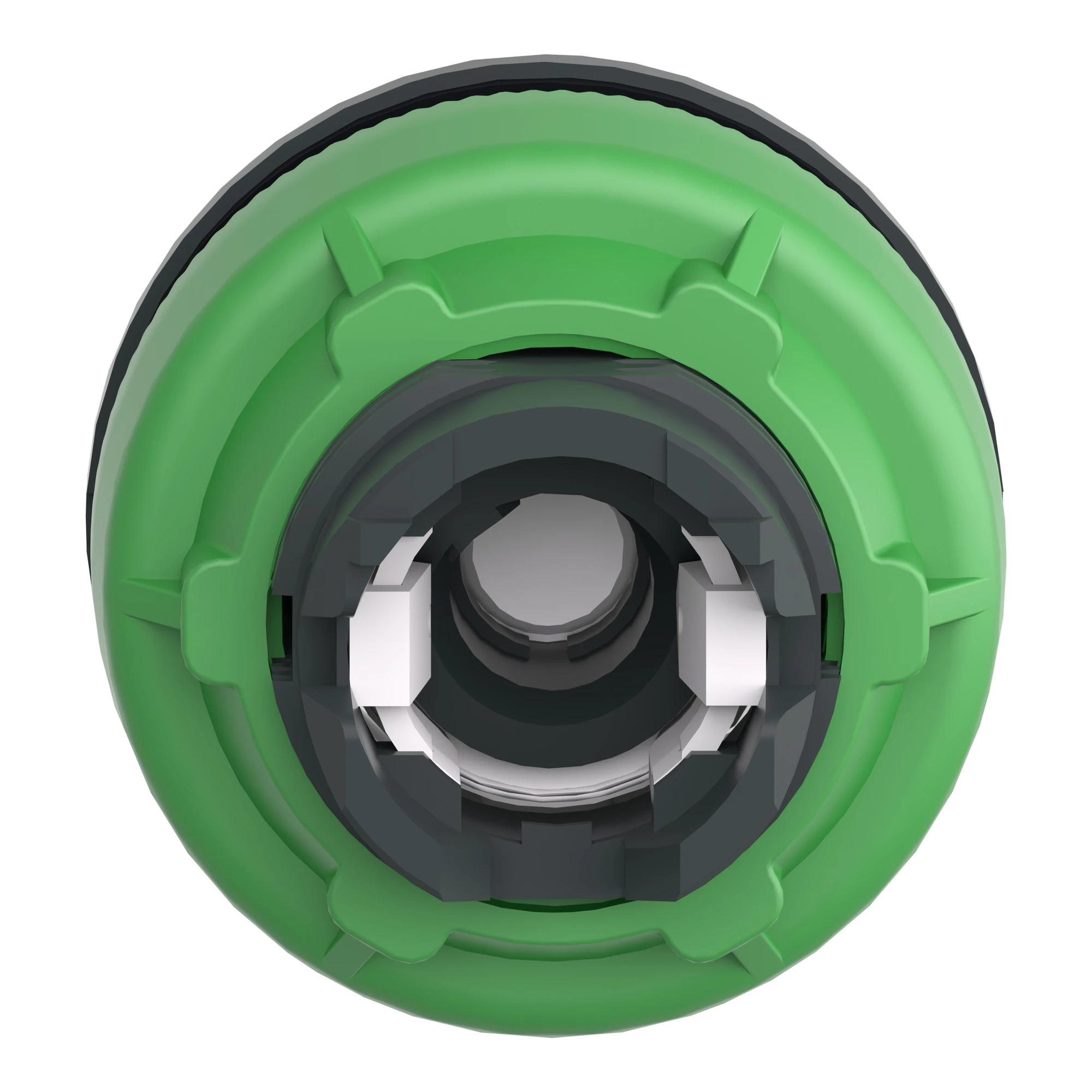 Schneider Electric ZB5FK1713 Illuminated Selector Switch, Front Element, Harmony XB5F, Plastic, 30mm, White, for Universal LED, 3 Positions, Momentary Left (img_002)