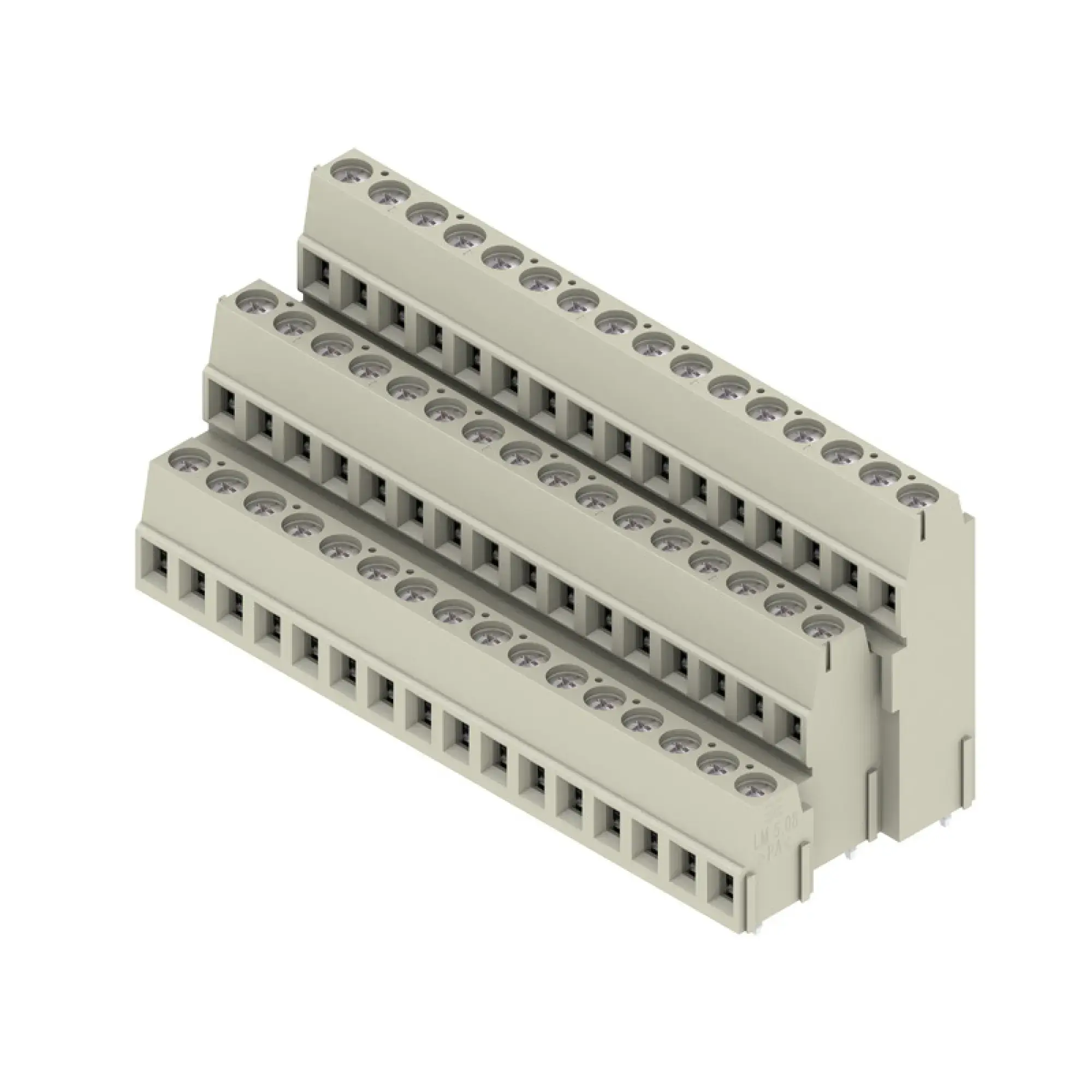 Weidmüller 1918250000 PCB terminal, 320 V, 17.5 A, Pitch in mm: 5.08, 2.5 mm², Number of poles: 48, Clamping yoke connection, THT solder connection, 90°, Box (img_001) Weidmüller 1918250000 PCB terminal, 320 V, 17.5 A, Pitch in mm: 5.08, 2.5 mm², Number of poles: 48, Clamping yoke connection, THT solder connection, 90°, Box (img_001)