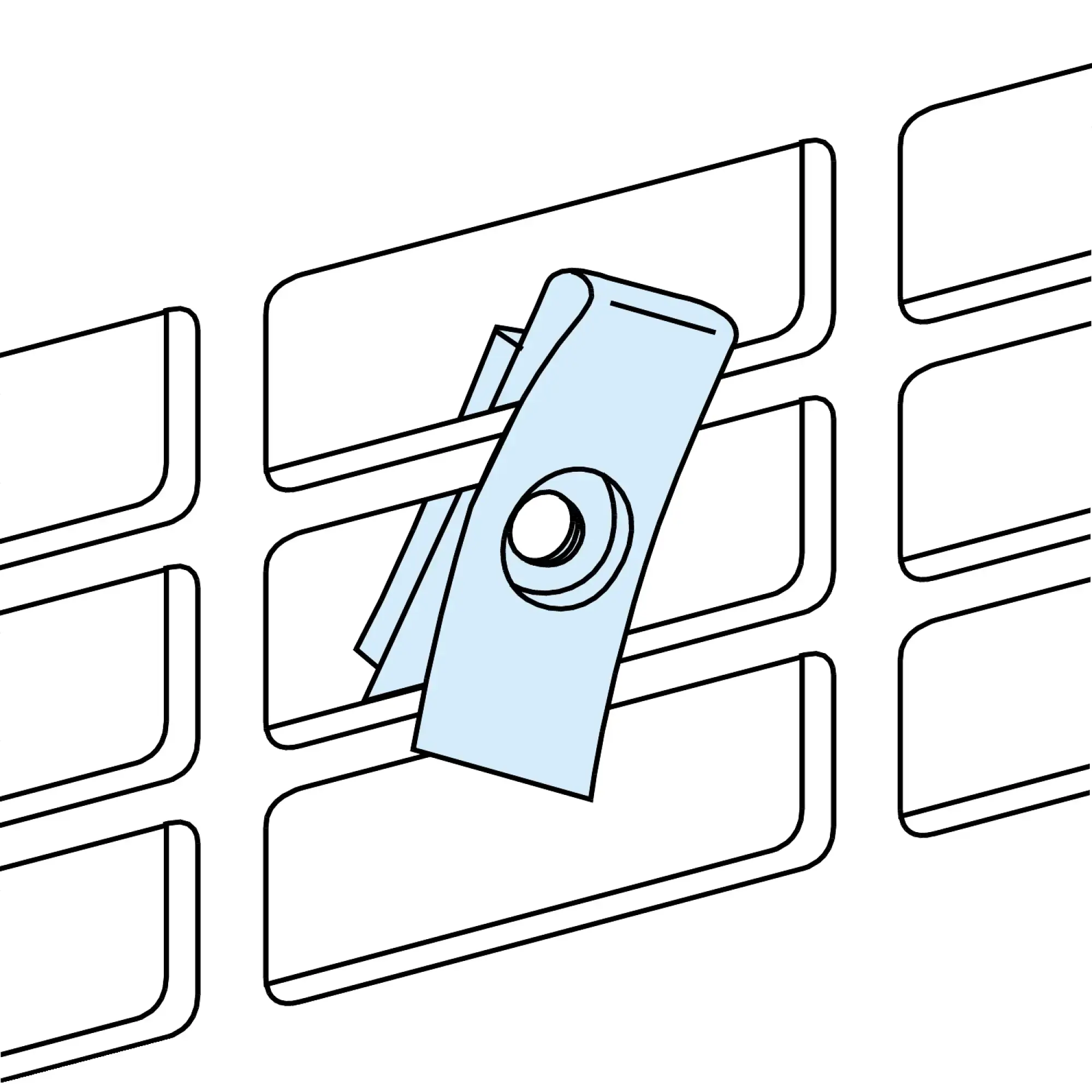 Schneider Electric LVS03181 PrismaSeT-P, Clip Nut, for Perforated Mounting Plates, M5, (20 Pieces) (img_002) Schneider Electric LVS03181 PrismaSeT-P, Clip Nut, for Perforated Mounting Plates, M5, (20 Pieces) (img_002)