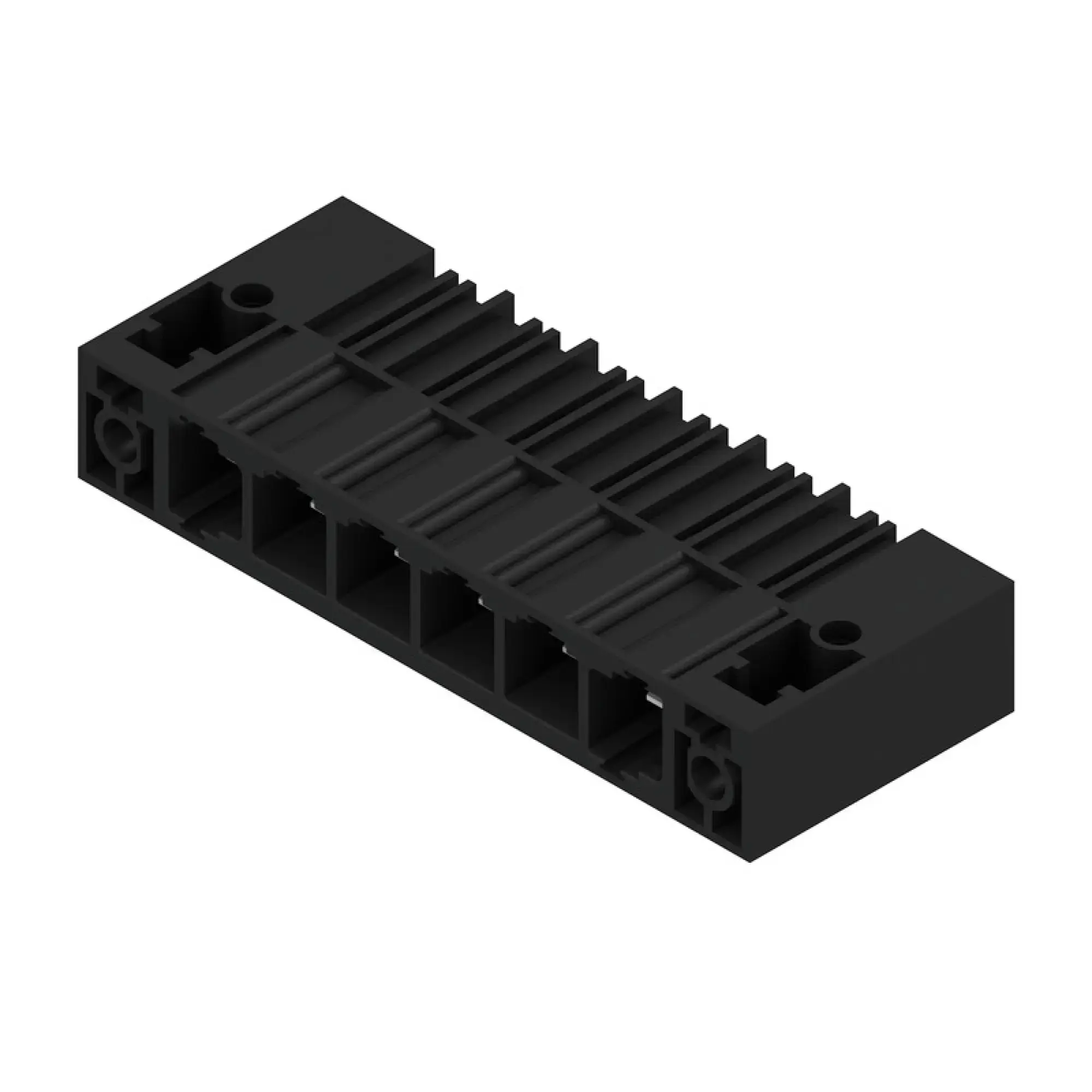 Weidmüller 1813610000 PCB connector (board connection), 1000 V, 78.3 A, Pitch in mm: 10.16, Number of poles: 6, THT solder connection, Box (img_001)