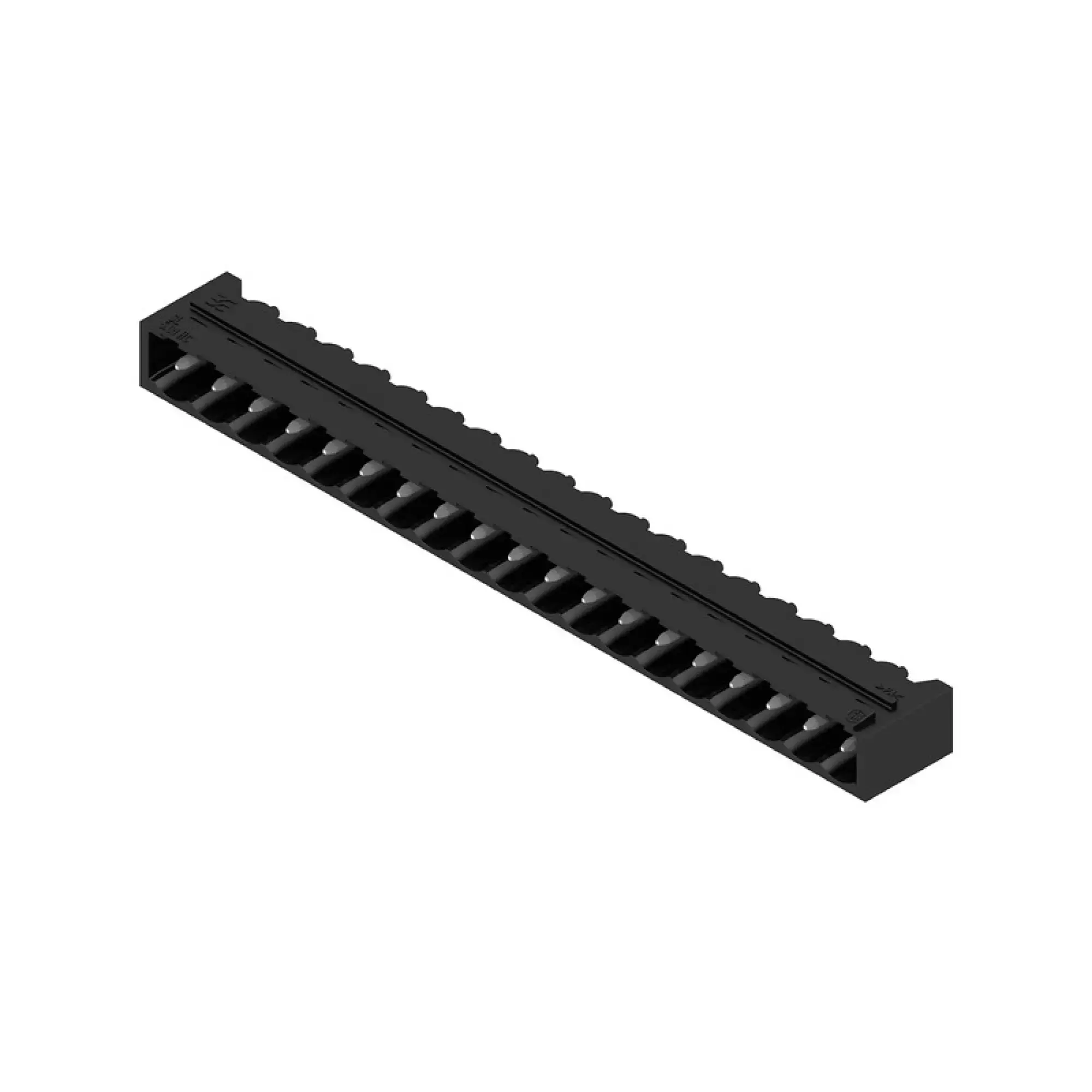 Weidmüller 1155510000 PCB connector (board connection), 320 V, 24 A, Pitch in mm: 5.08, Number of poles: 19, THT solder connection, Box (img_001)