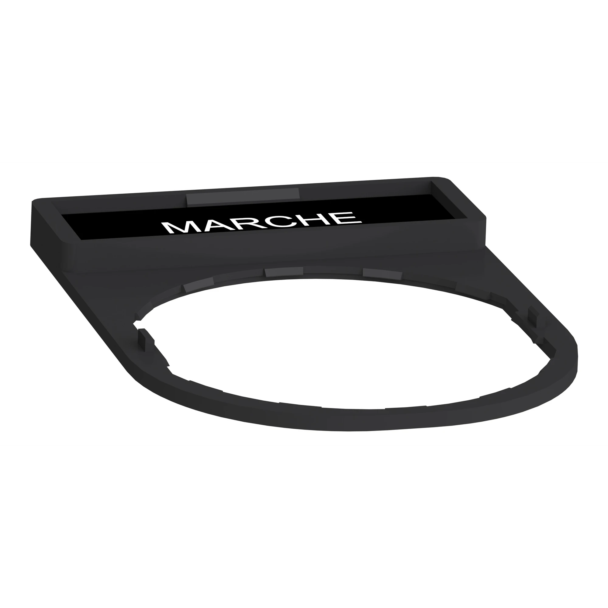 Schneider Electric ZBY2103 Label holder 30x40mm, for Ø 22 devices, w. sign MARCHE (img_005)