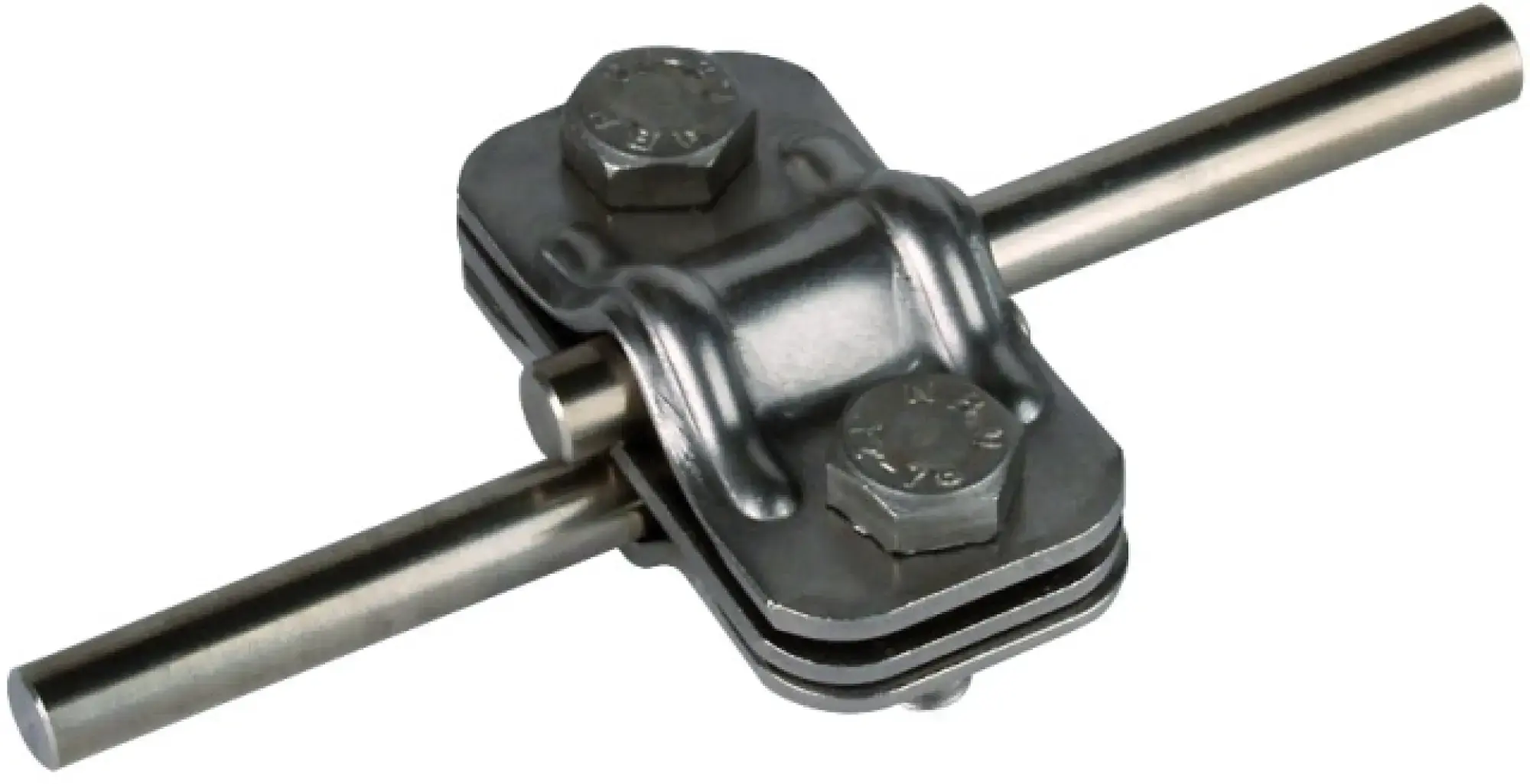 Dehn 459129 UNI disconnecting clamp, StSt with intermediate plate for 2x Rd 8-10mm (img_001)