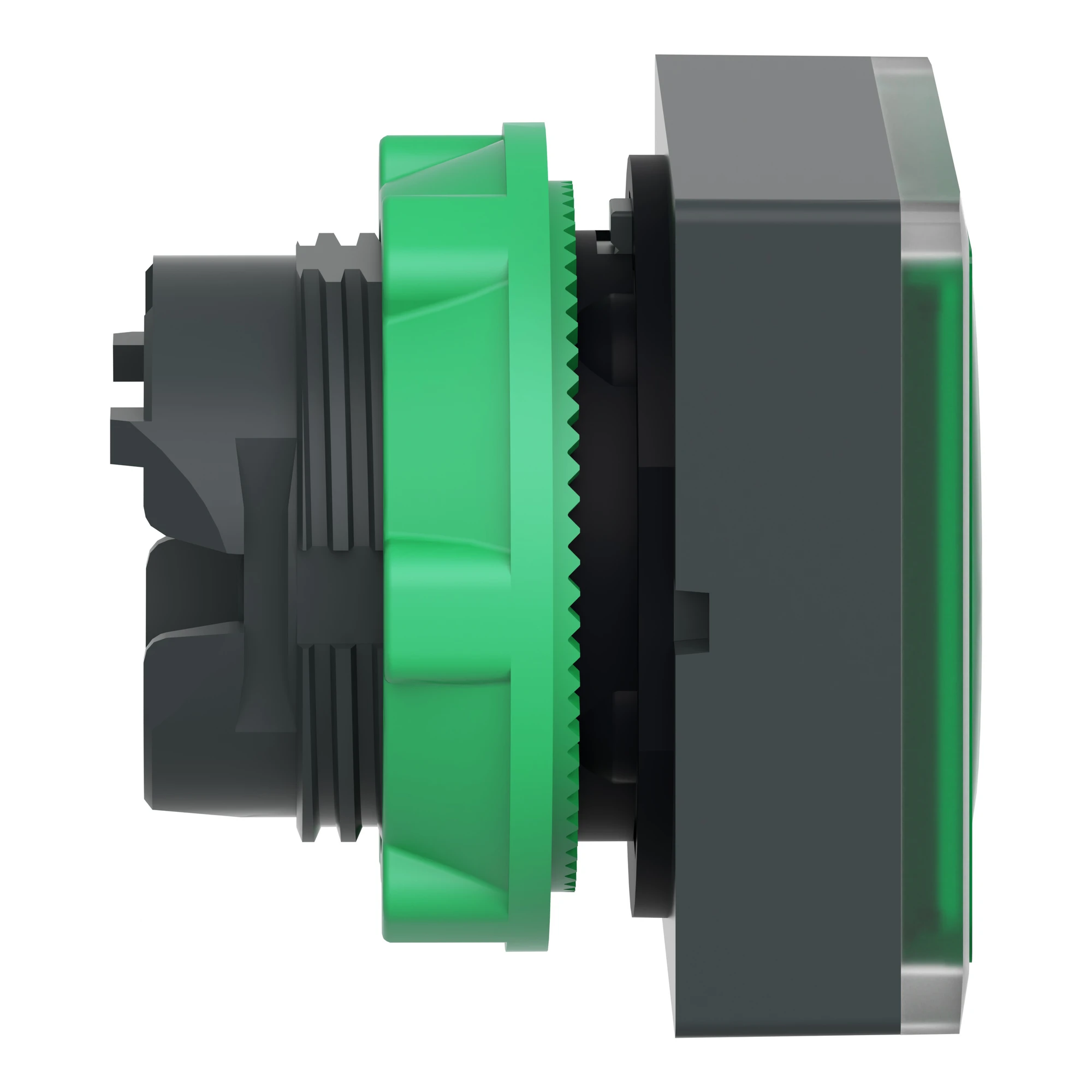 Schneider Electric ZB5CW333 Illuminated push-button, front element, Harmony XB5, plastic, 22mm, green, for universal LED, for insert label, square (img_003) Schneider Electric ZB5CW333 Illuminated push-button, front element, Harmony XB5, plastic, 22mm, green, for universal LED, for insert label, square (img_003)