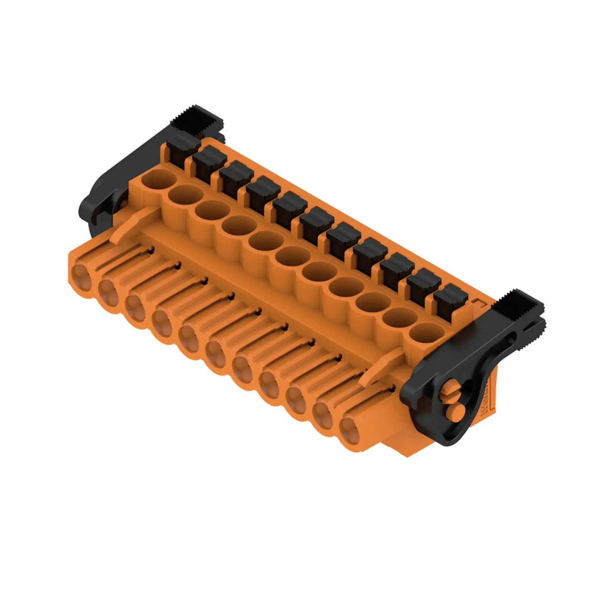 Weidmüller 1980960000 PCB connector (wire connection), 320 V, 24 A, Pitch in mm: 5.00, 3.31 mm², Number of poles: 11, PUSH IN with actuator, Box (img_001)