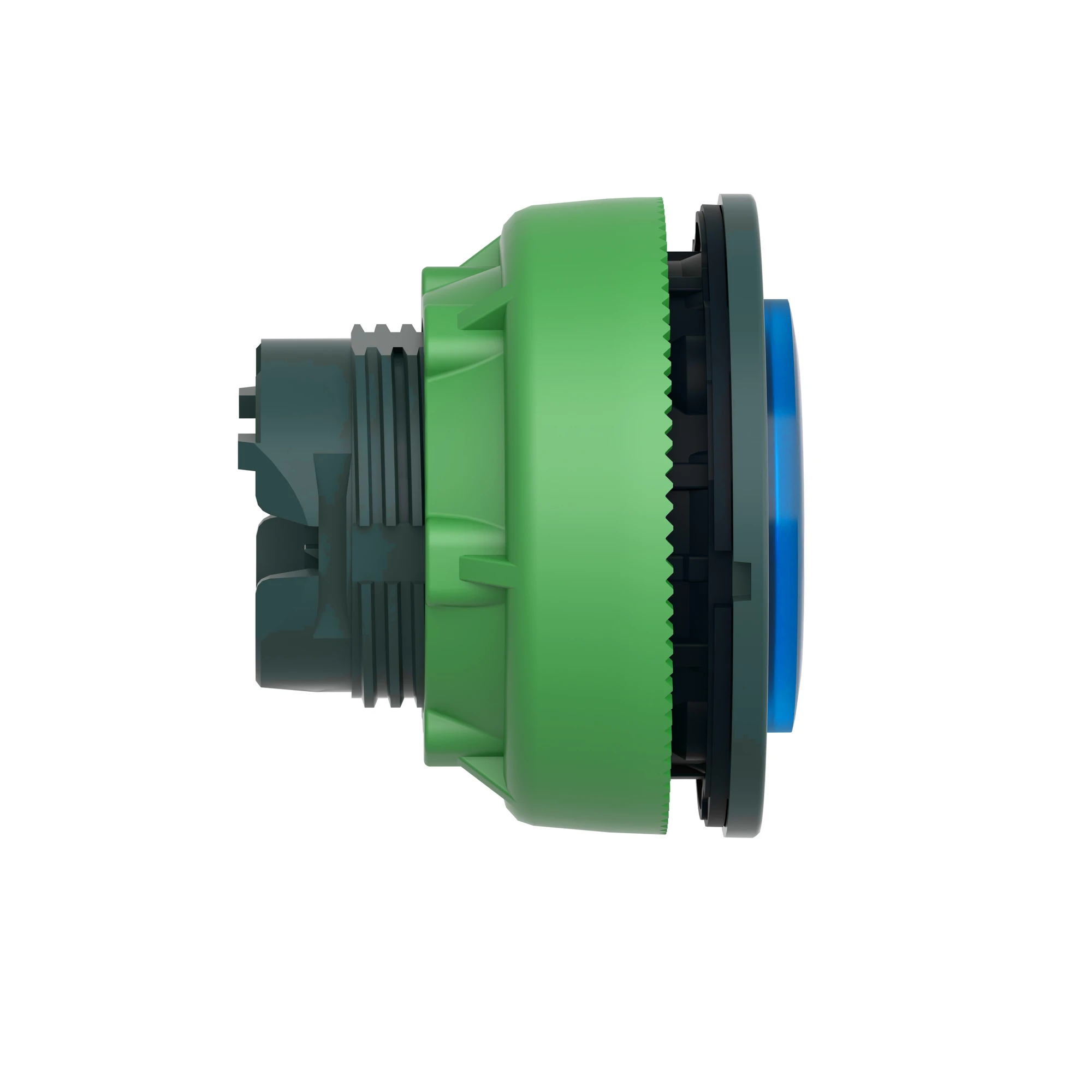 Schneider Electric ZB5FW163 Illuminated push button, front element, Harmony XB5F, plastic, 30mm, blue, protruding, for universal LED (img_003)