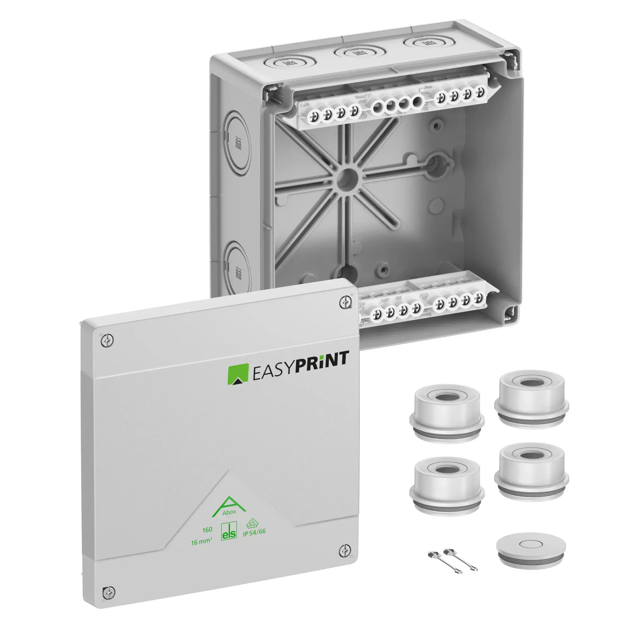 Spelsberg 816420EP Junction box, Type of protection IP55/IP66, max. 16², Impact strength IK07, Protection class II, Ui 690V AC, Ui 690V DC, DLG, VDE, Halogen free (img_001) Spelsberg 816420EP Junction box, Type of protection IP55/IP66, max. 16², Impact strength IK07, Protection class II, Ui 690V AC, Ui 690V DC, DLG, VDE, Halogen free (img_001)