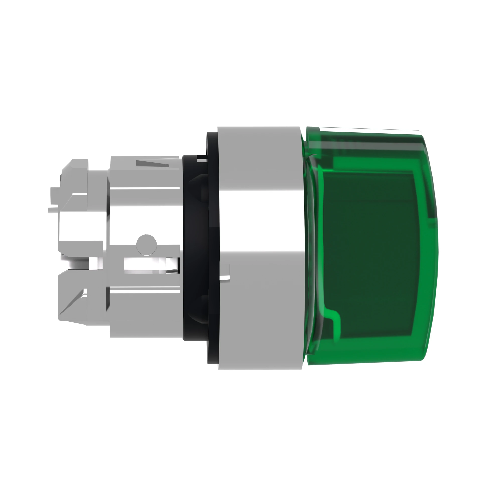 Schneider Electric ZB4BK1833 Illuminated selector switch, front element, Harmony XB4, metal, 22mm, green, for universal LED, 3 positions, momentary right (img_004)