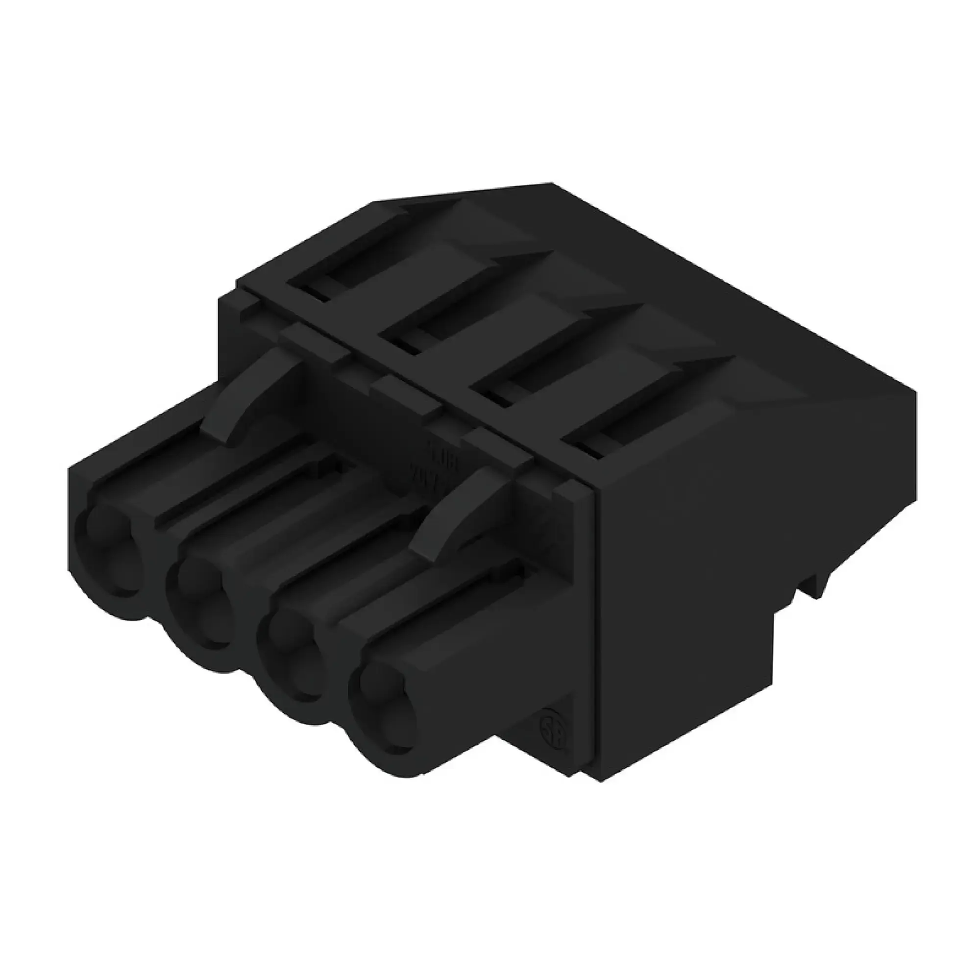 Weidmüller 1949040000 PCB connector (wire connection), 320 V, 23 A, Pitch in mm: 5.08, 4 mm², Number of poles: 4, Clamping yoke connection, Box (img_001)