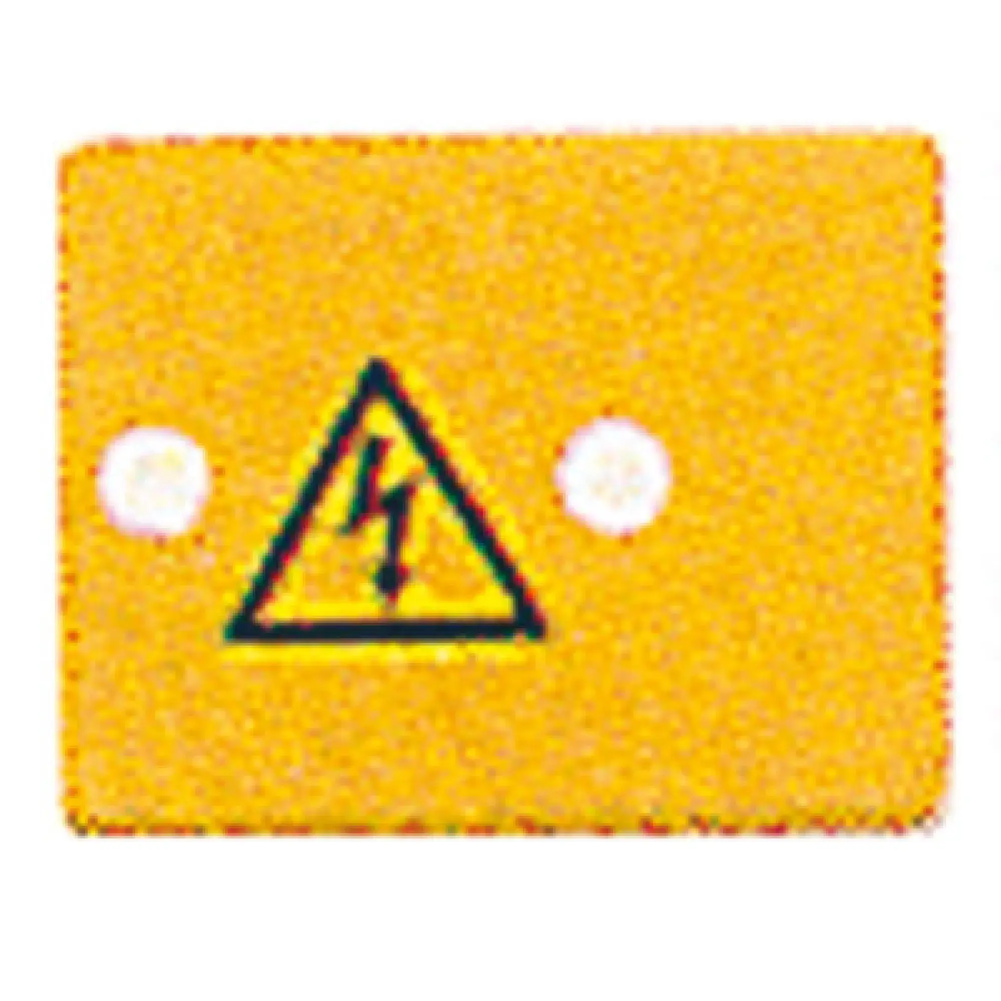 Weidmüller 0303400000 Terminal cover, yellow, PVC, Height: 24.2 mm, Width: 20 mm, Depth: 1 mm, V-2 (img_001)
