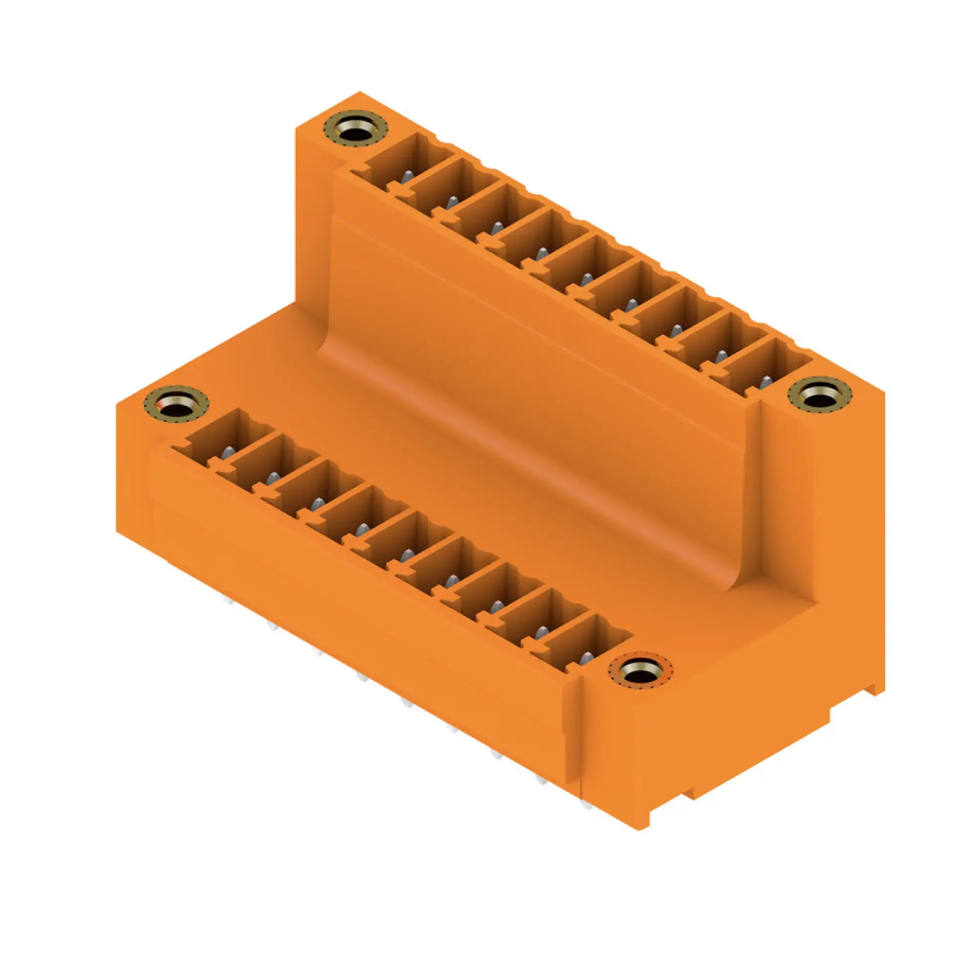 Weidmüller 1035060000 PCB connector (board connection), 160 V, 17.5 A, Pitch in mm: 3.81, Number of poles: 18, THT solder connection, Box (img_001)