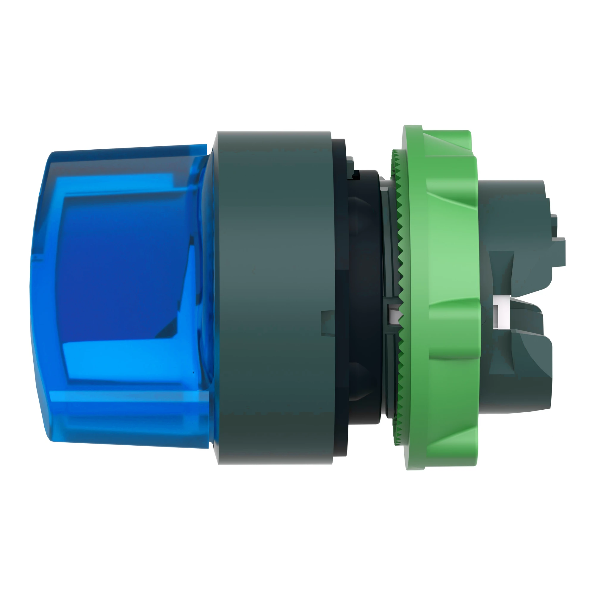 Schneider Electric ZB5AK1263 Illuminated selector switch, front element, Harmony XB5, plastic, 22mm blue, for universal LED, 2 positions, latching (img_007) Schneider Electric ZB5AK1263 Illuminated selector switch, front element, Harmony XB5, plastic, 22mm blue, for universal LED, 2 positions, latching (img_007)