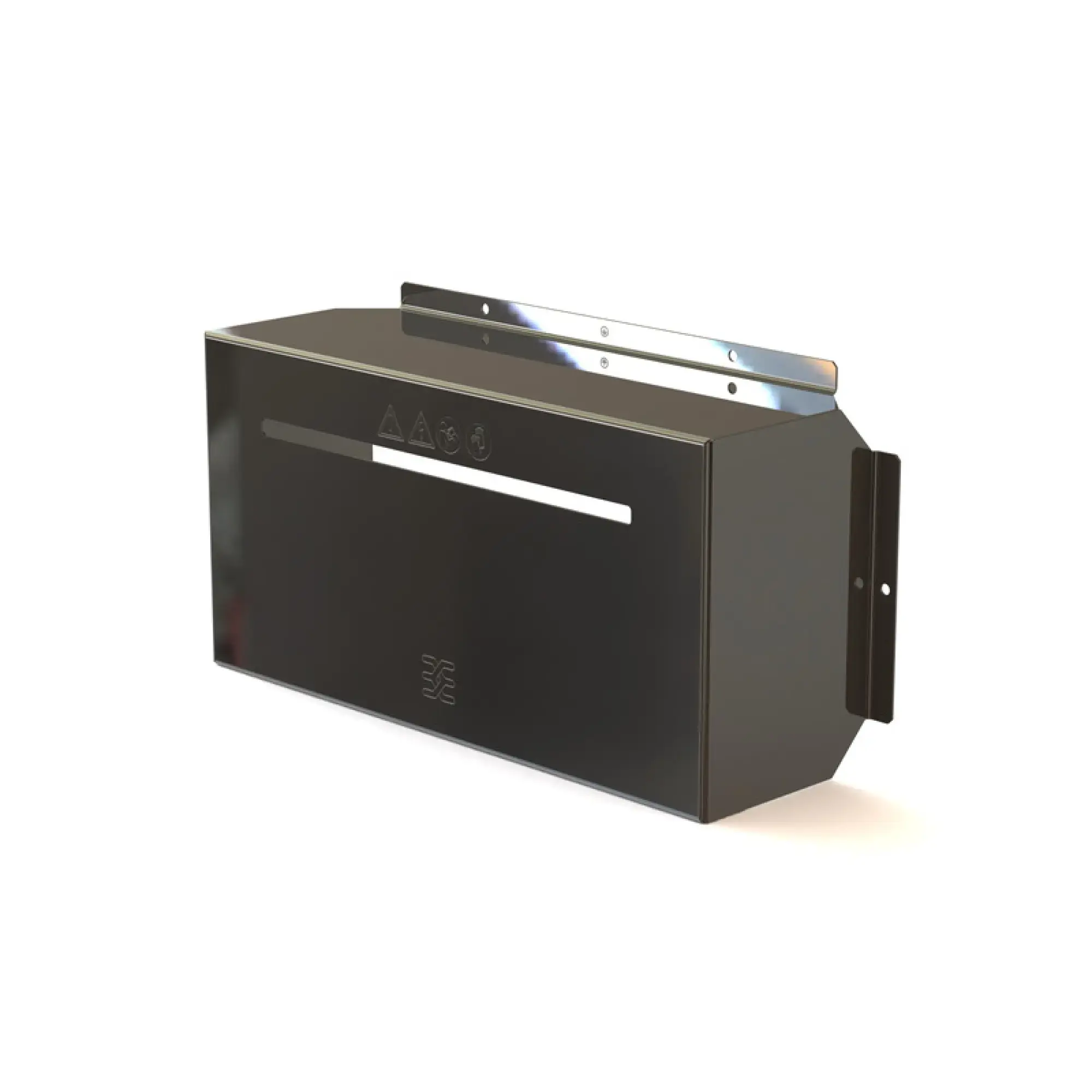 Weidmüller 8000143247 Rain hood (Housing), 441 x 224.5 x 136.5 mm, Stainless steel, Brushed, Silver grey PV SUNCOVER 20/40/13 (img_001)