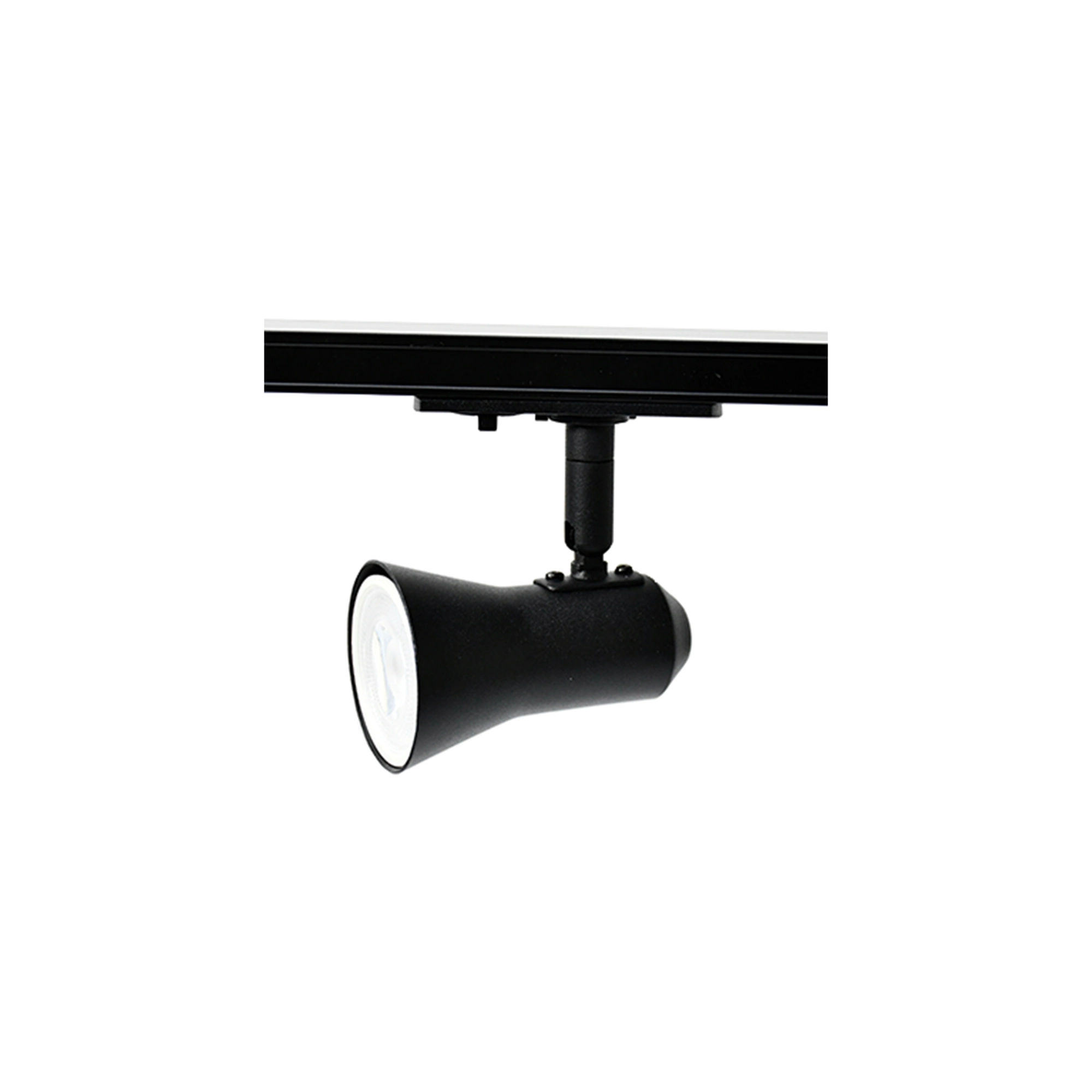 WSU Lights 1-Phasen LED Strahler mit GU10 Fassung schwarz - 55x85mm WSU Lights 1-Phasen LED Strahler mit GU10 Fassung schwarz - 55x85mm