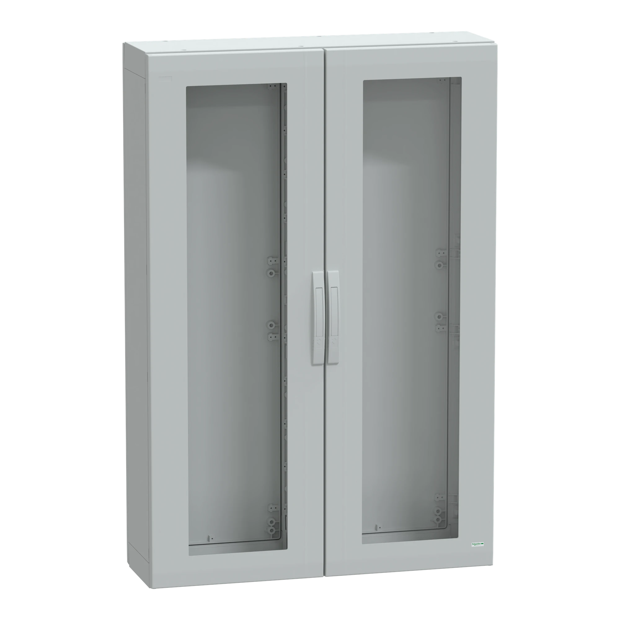 Schneider Electric NSYPLA15103TG Polyester enclosure floor-standing PLA completely sealed 1500x1000x320mm IP65, transp. doors (img_001)