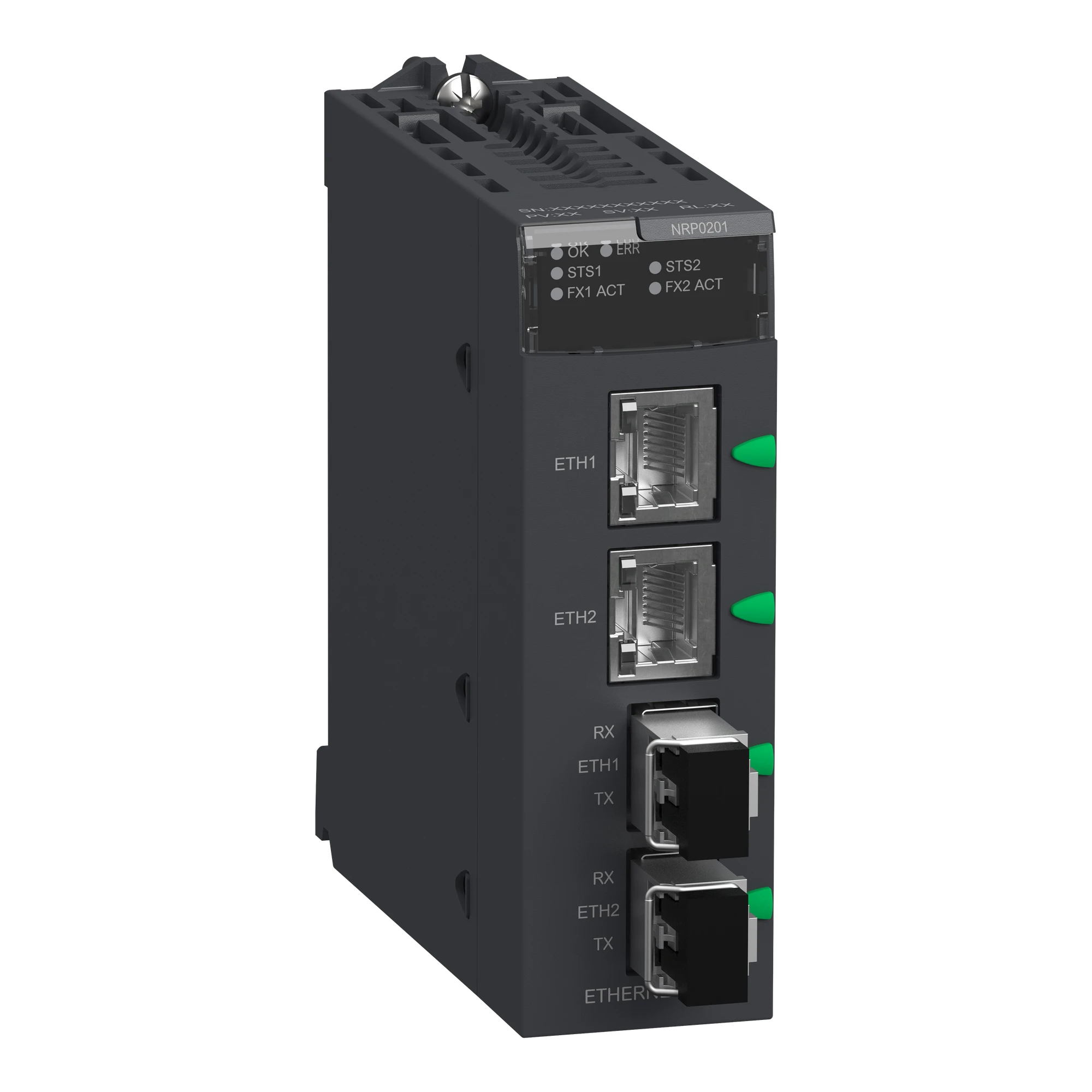 Schneider Electric BMXNRP0201 Modicon X80 Fiber Optic Converter 2 Channels 100Base-TX to FX SM/LC (img_001) Schneider Electric BMXNRP0201 Modicon X80 Fiber Optic Converter 2 Channels 100Base-TX to FX SM/LC (img_001)