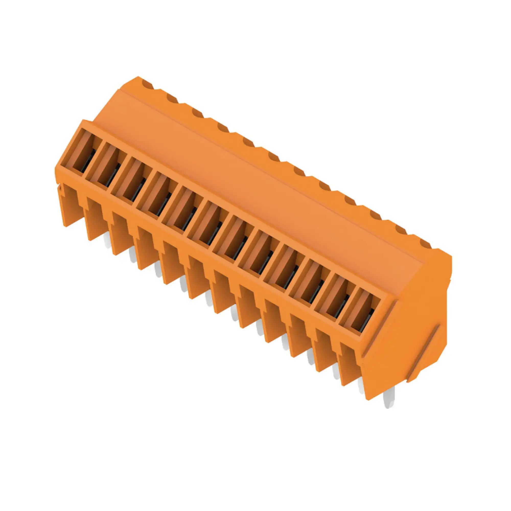 Weidmüller 1845300000 PCB terminal, 160 V, 16 A, Pitch in mm: 3.50, 2.08 mm², Number of poles: 12, Clamping yoke connection, THT solder connection, 135°, Box (img_001) Weidmüller 1845300000 PCB terminal, 160 V, 16 A, Pitch in mm: 3.50, 2.08 mm², Number of poles: 12, Clamping yoke connection, THT solder connection, 135°, Box (img_001)